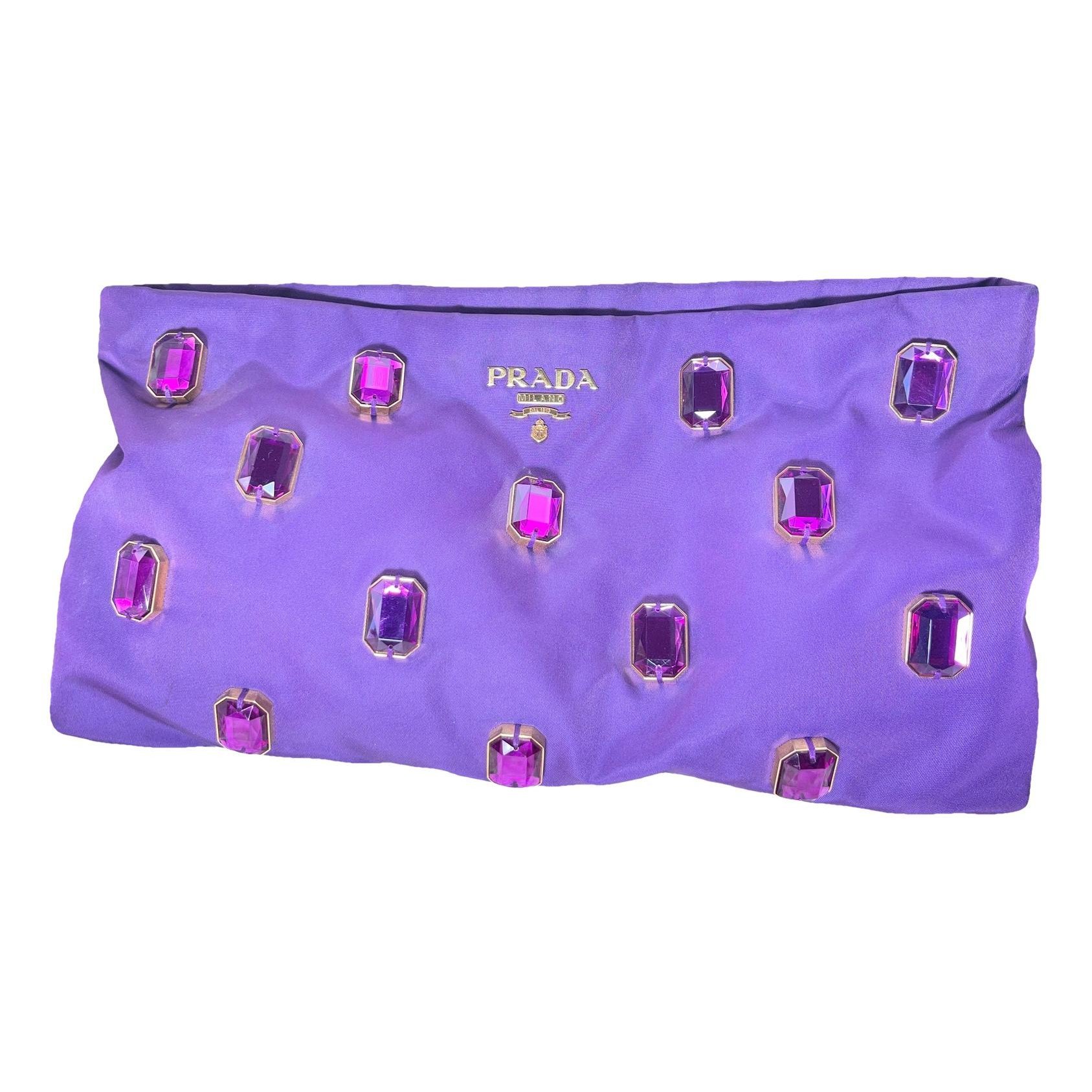 Silk clutch bag
