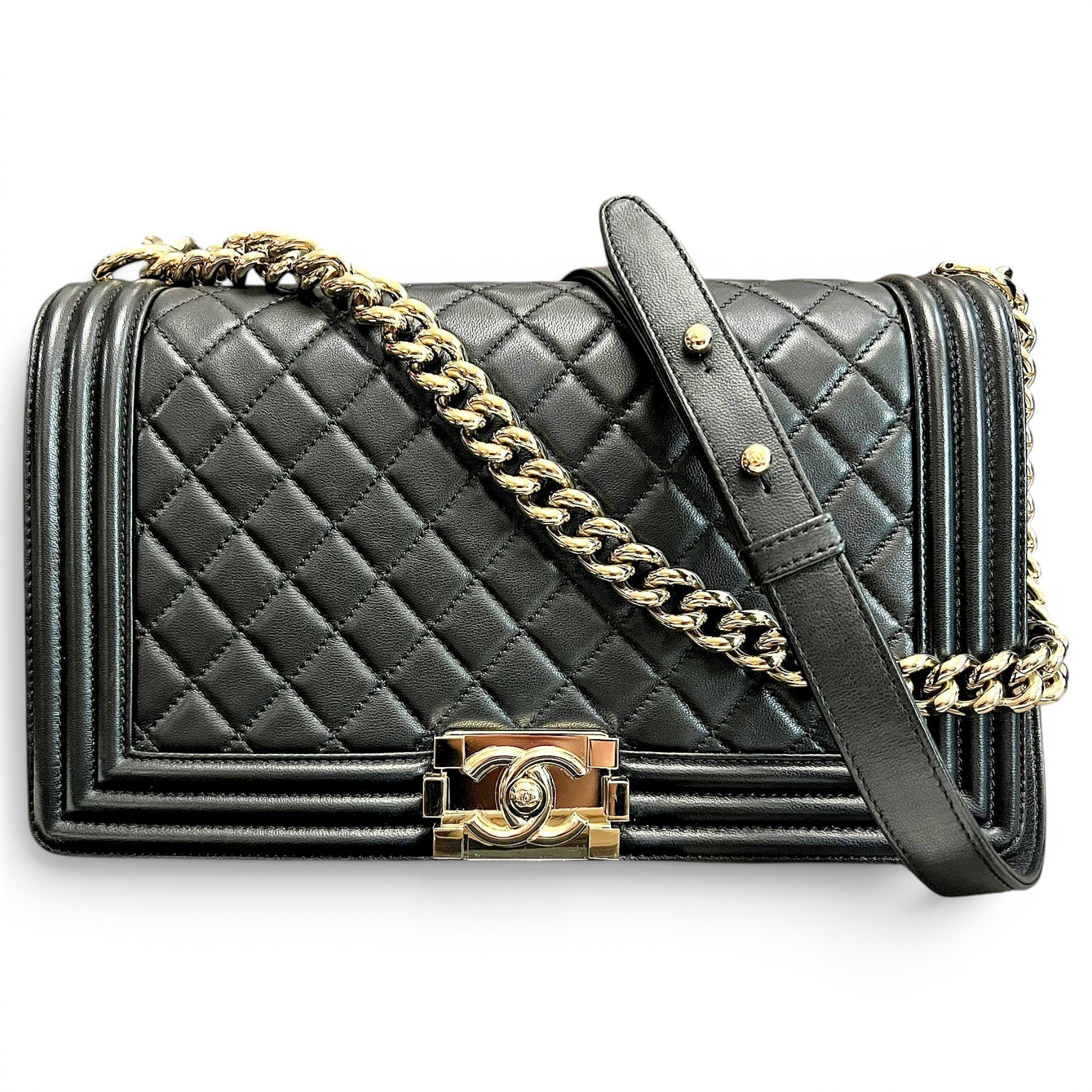 Boy leather crossbody bag