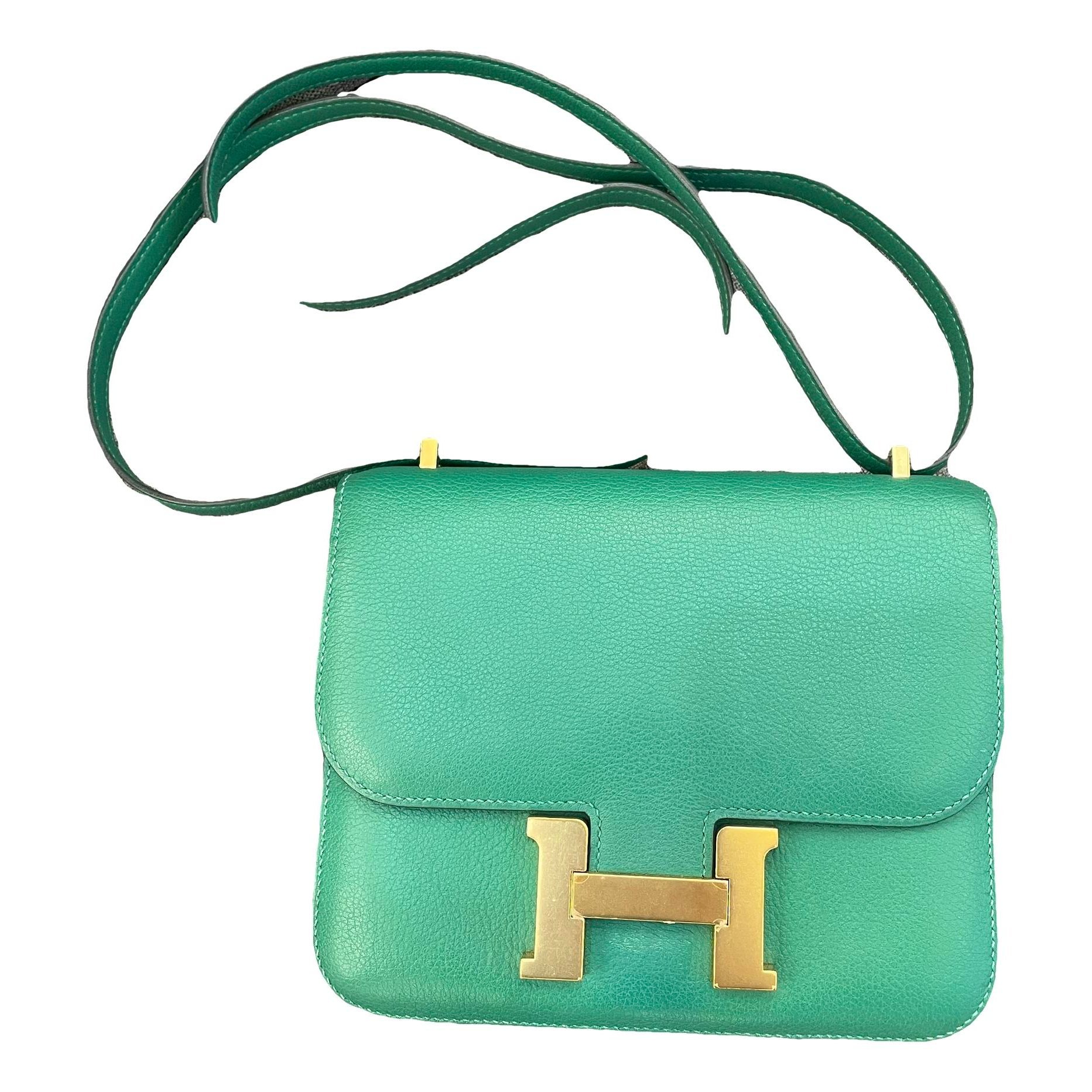 Hermes Constance Handbag Velvet Leater