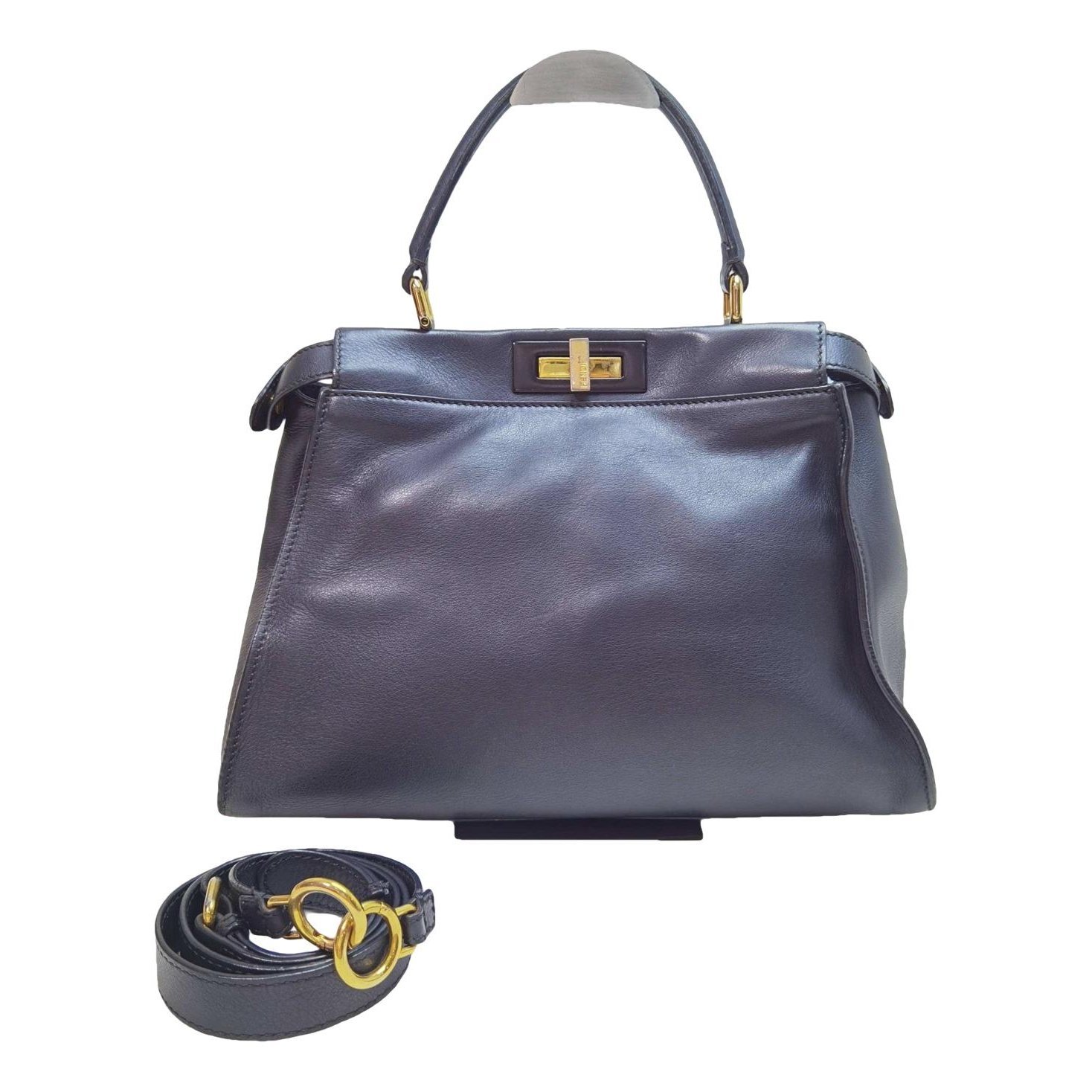 Peekaboo leather handbag