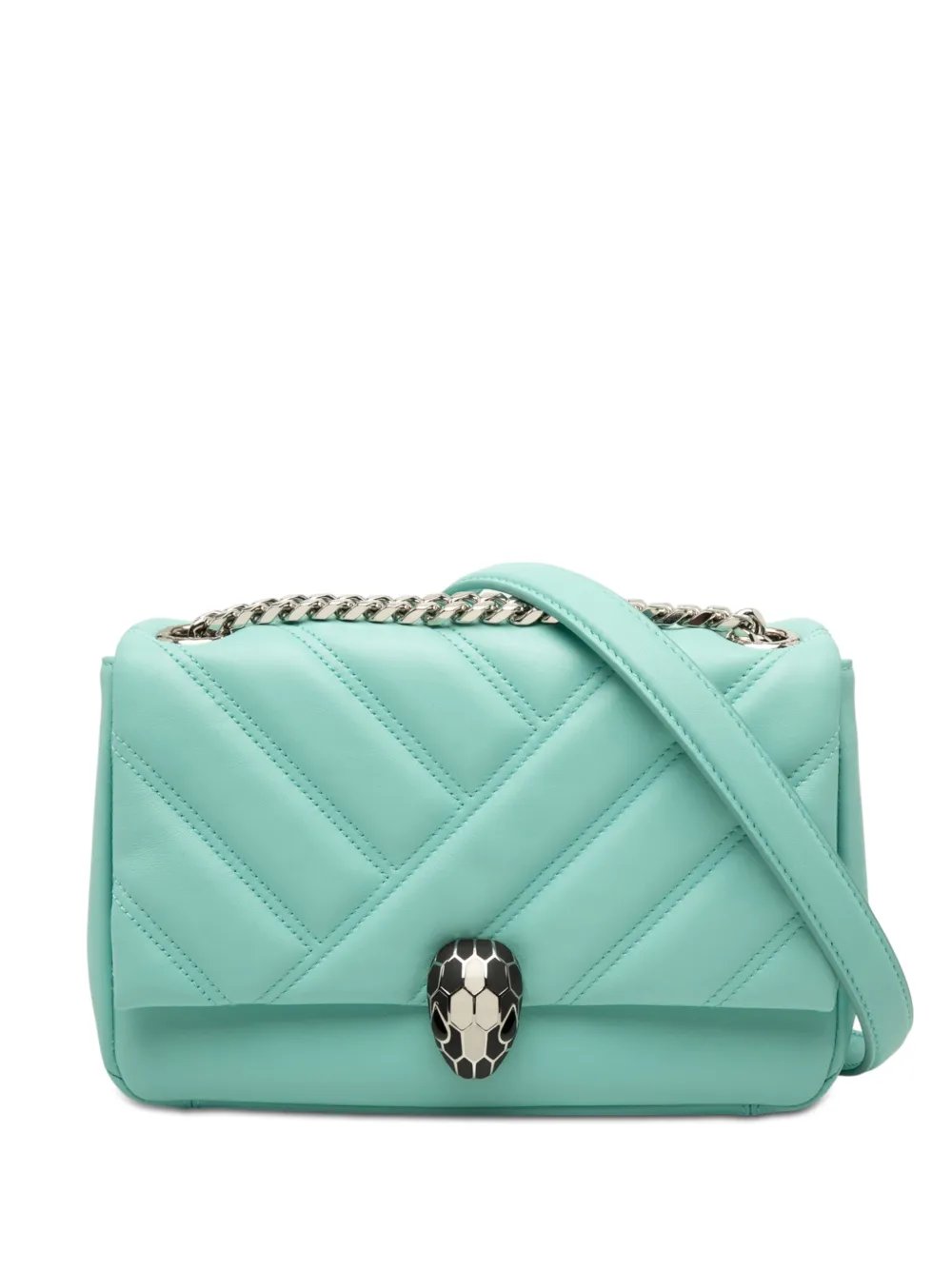 Bvlgari 2010-2026 Small Leather Serpenti Cabochon crossbody bag