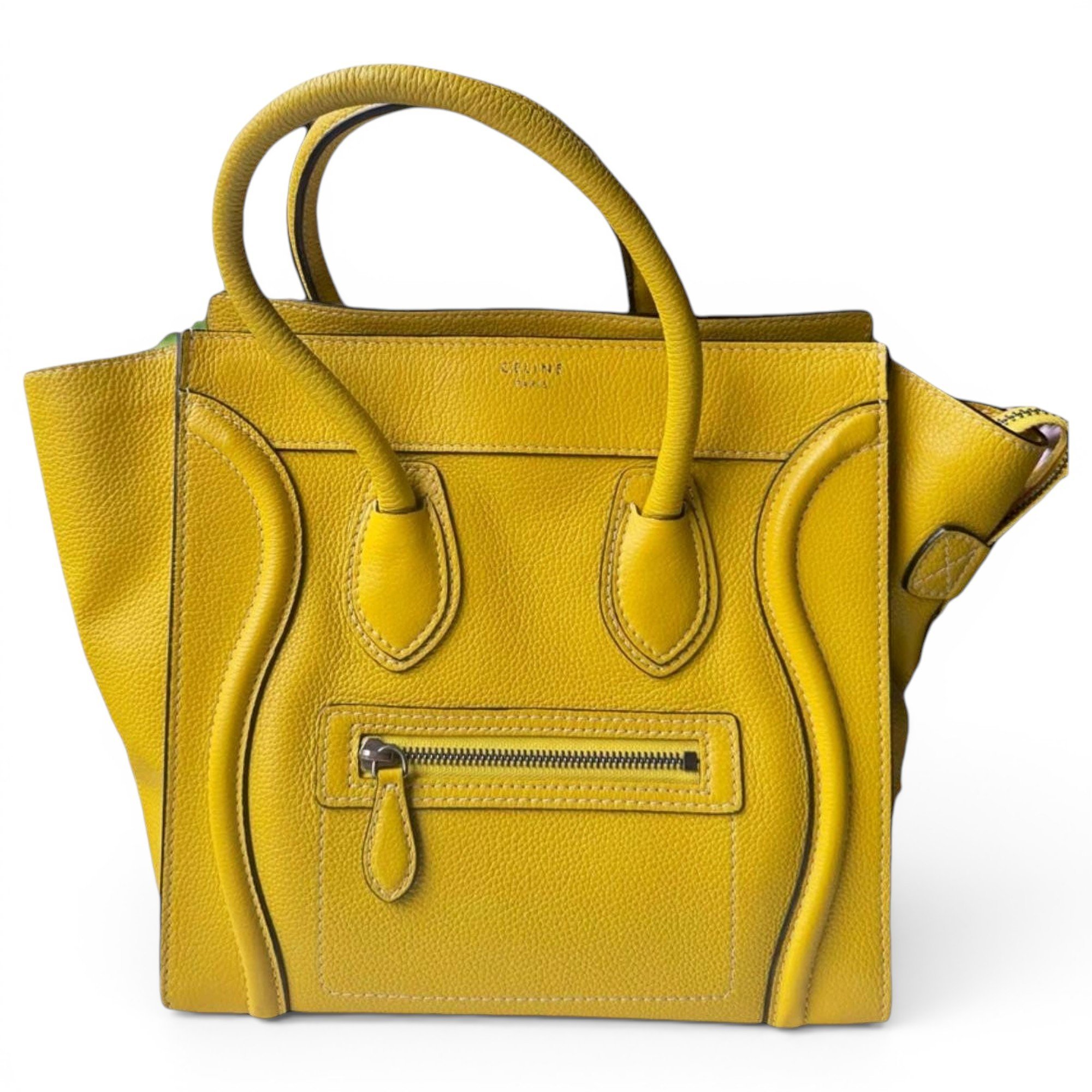 Luggage leather handbag