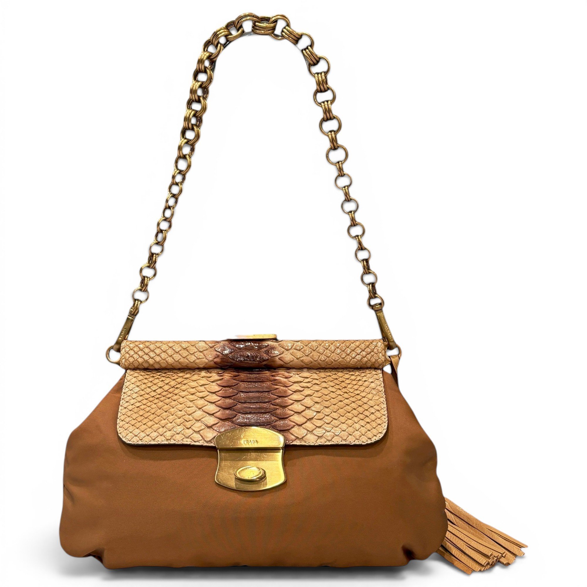 Exotic leathers handbag