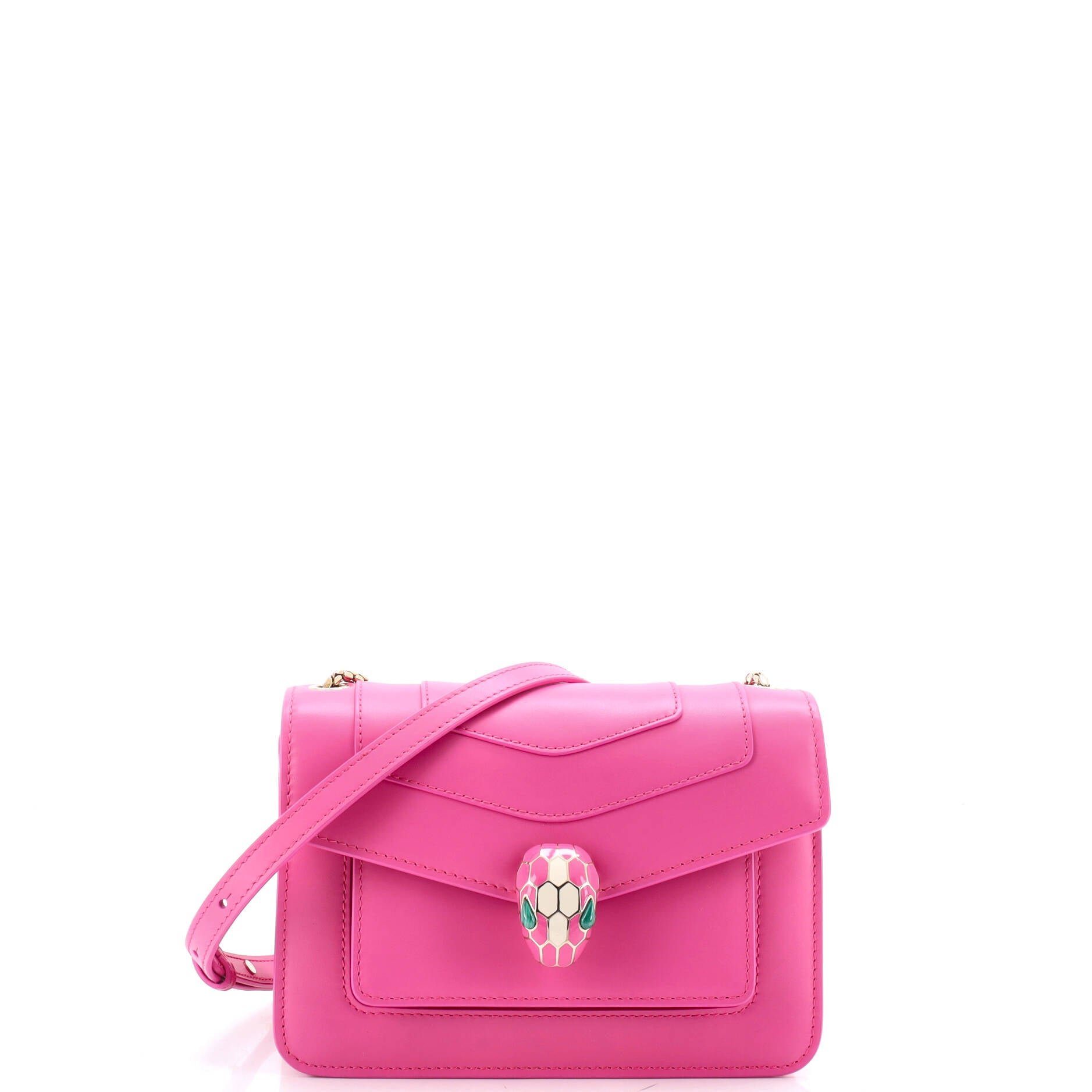 Serpenti Crossbody Bag Leather Small
