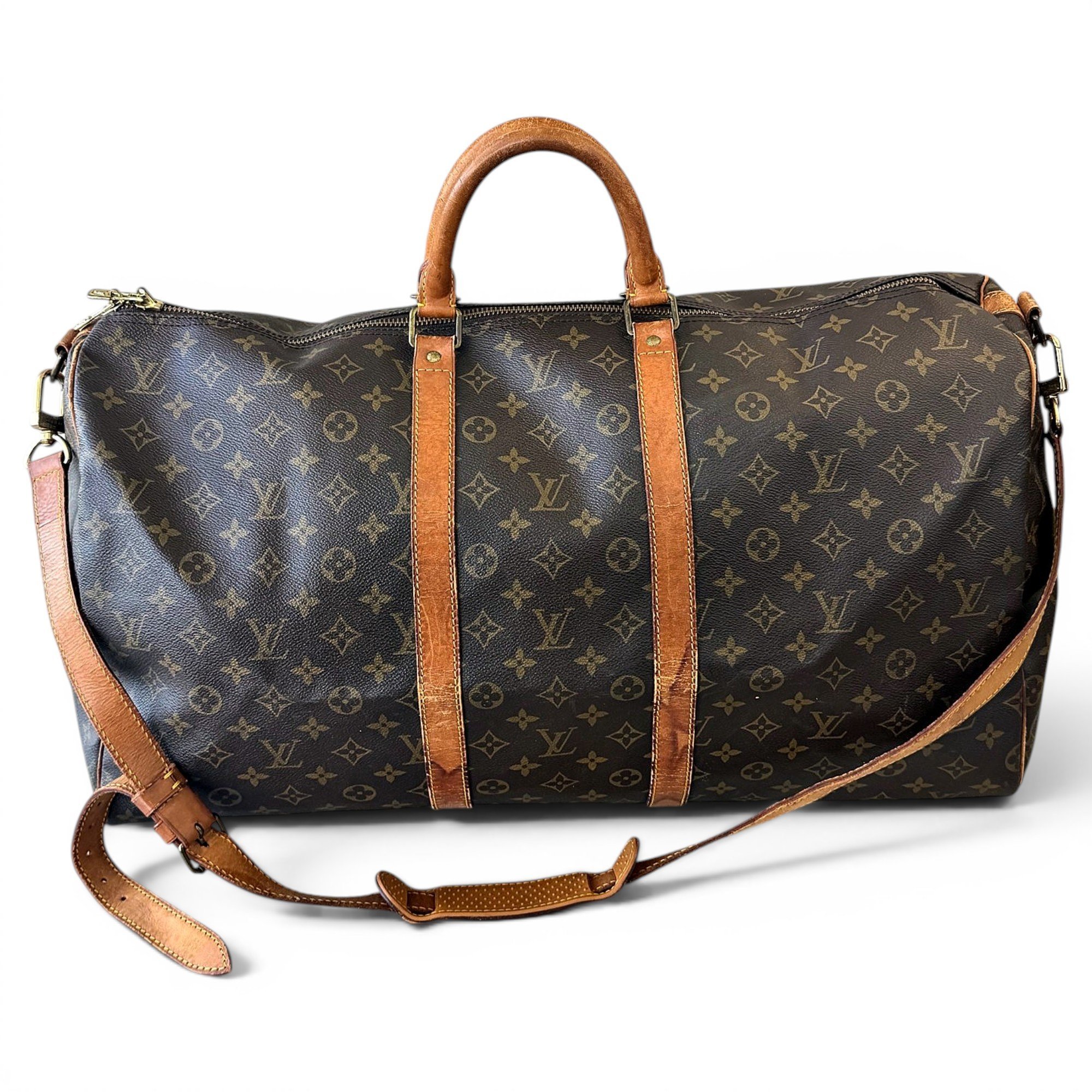 Keepall leather 48h bag