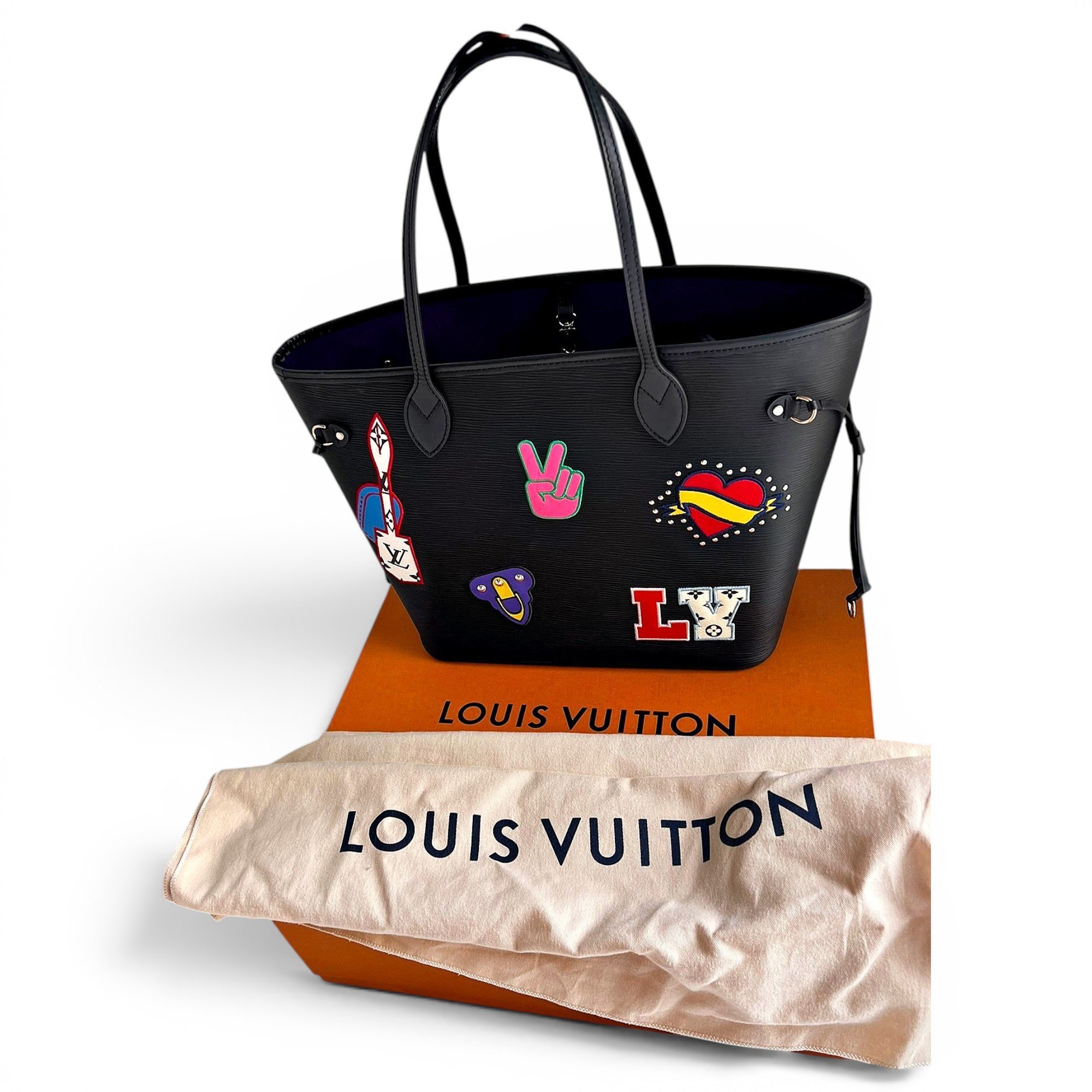 Neverfull leather tote