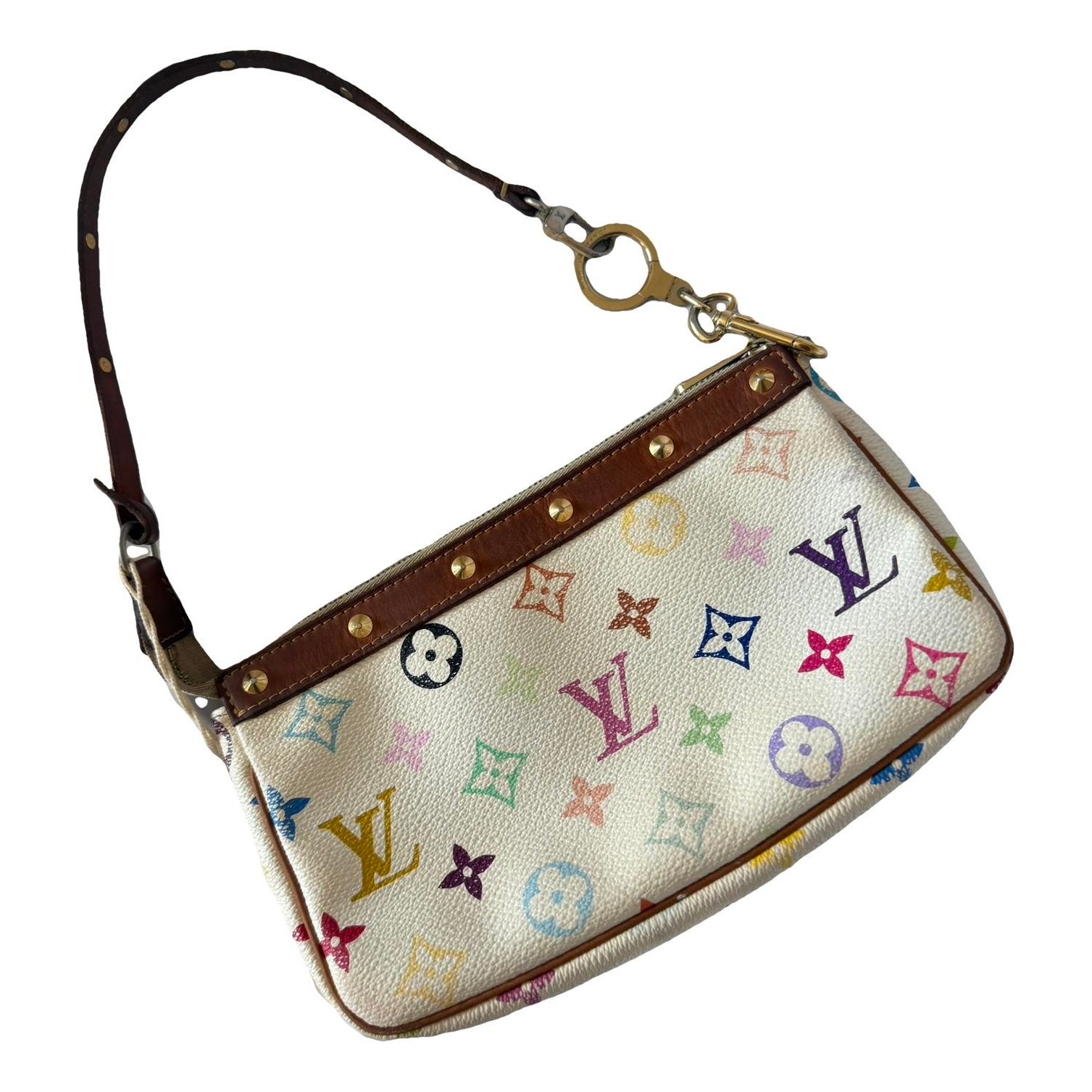 Shirley leather clutch bag