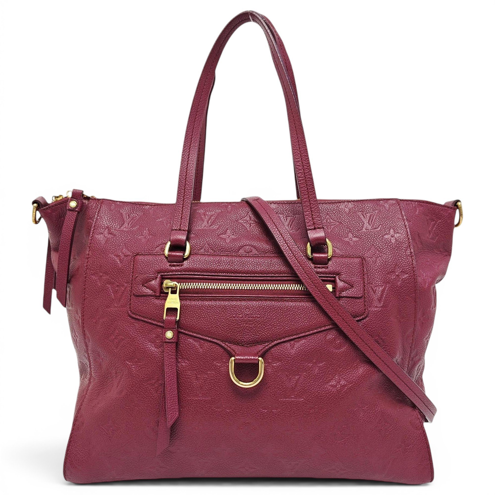 Lumineuse leather handbag