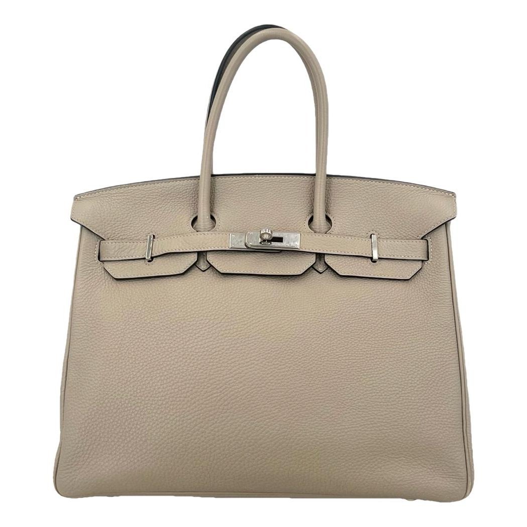 Birkin 35 leather handbag