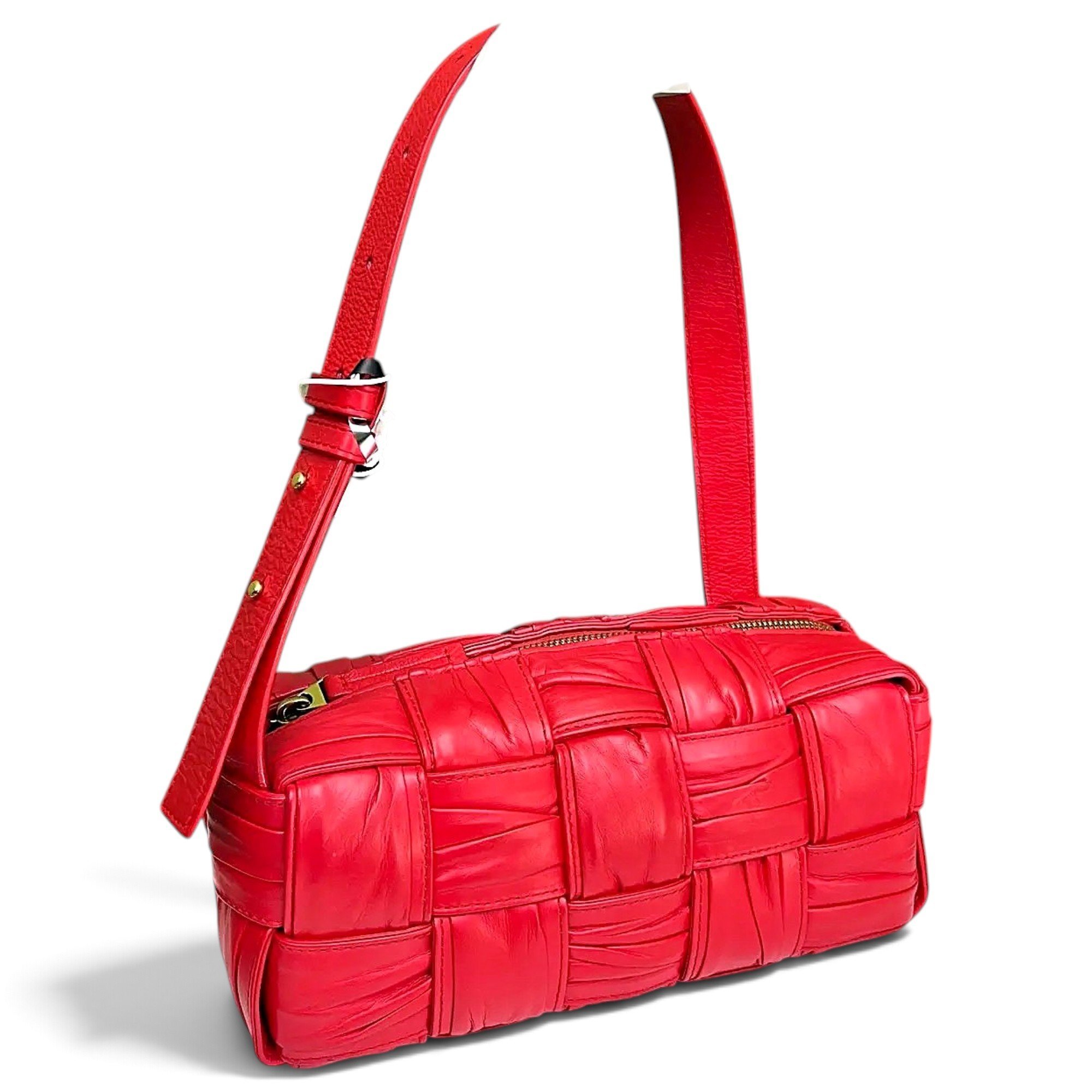 Brick Cassette leather handbag