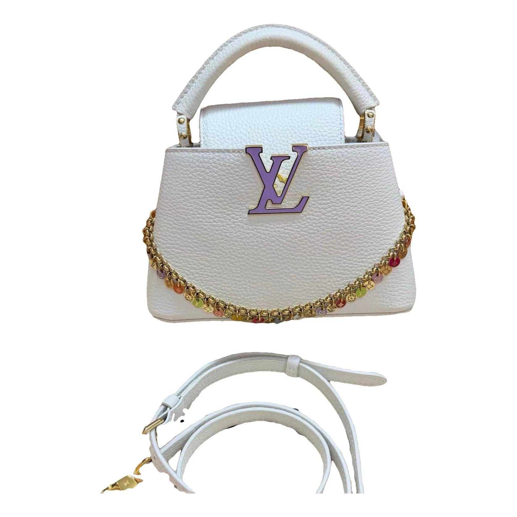 Capucines leather handbag