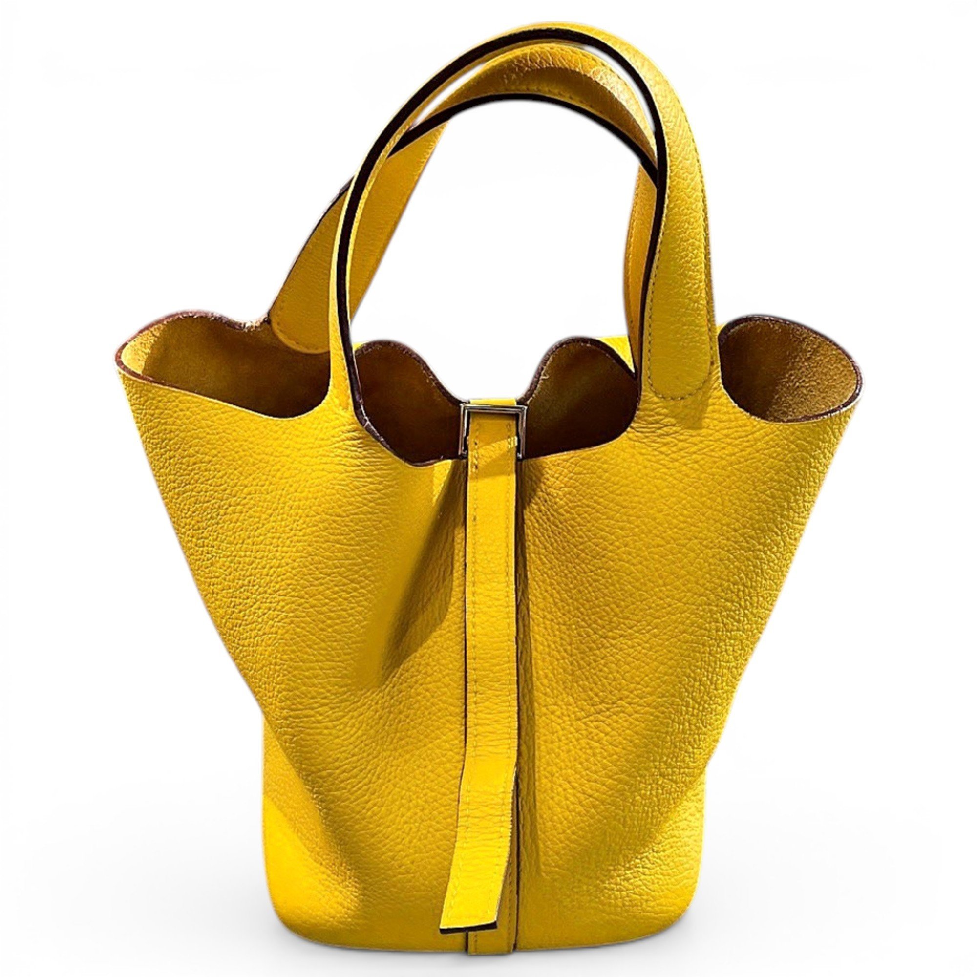 Picotin leather handbag