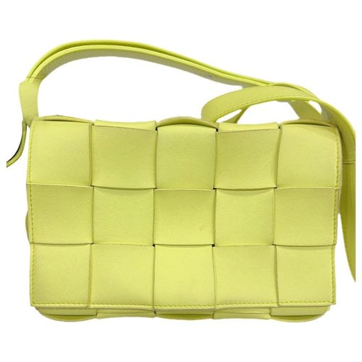 Cassette leather handbag