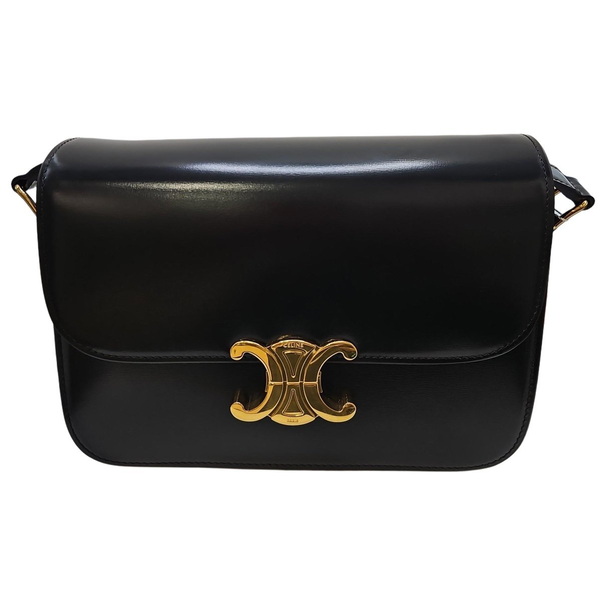 Triomphe leather handbag