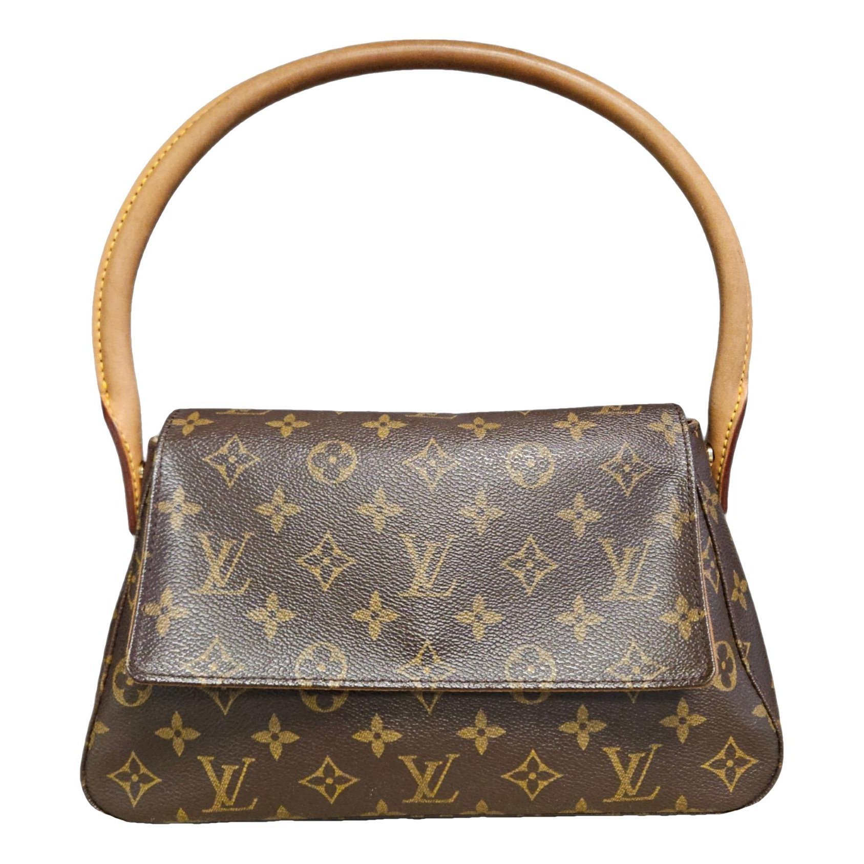 Looping cloth handbag