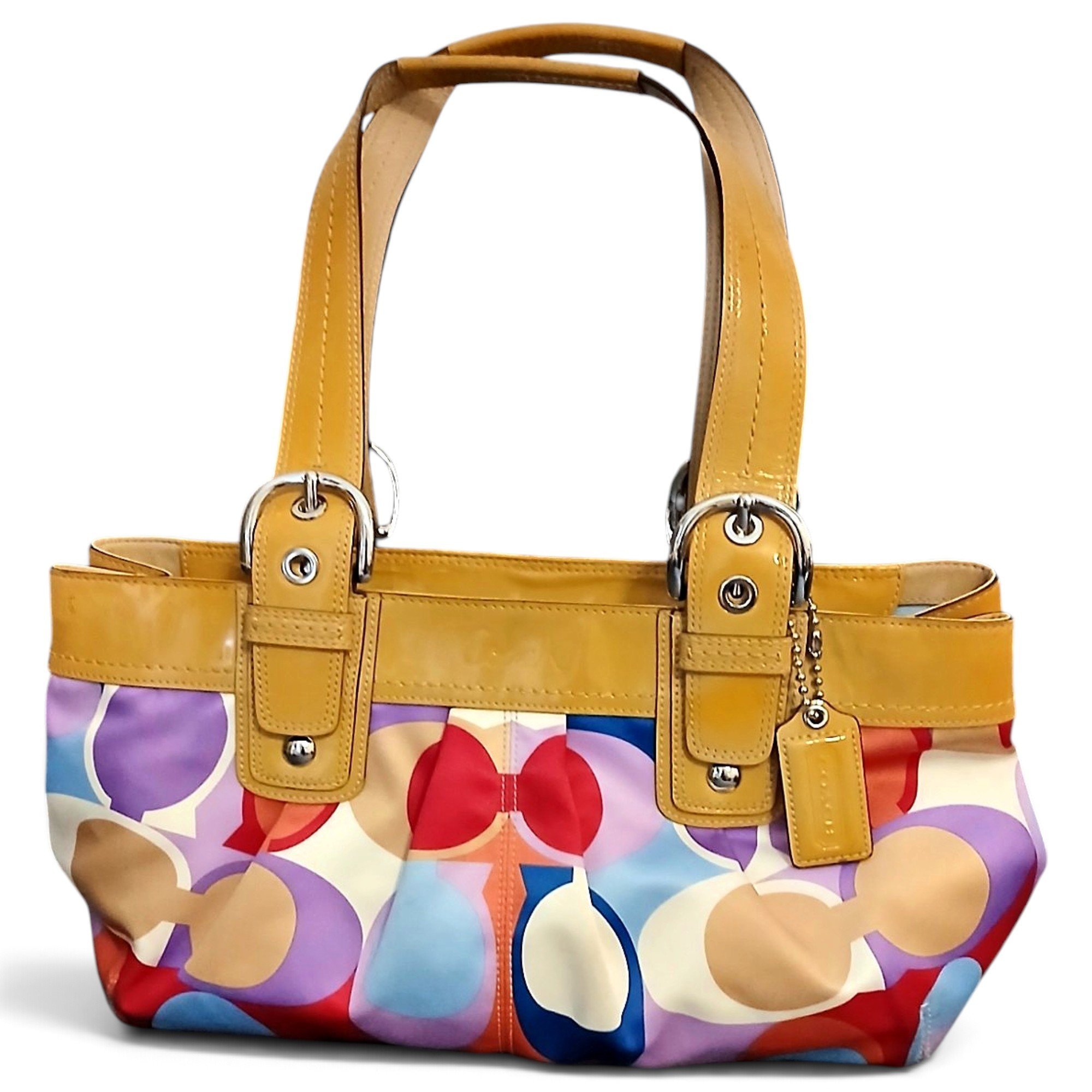 Signature Sufflette patent leather handbag