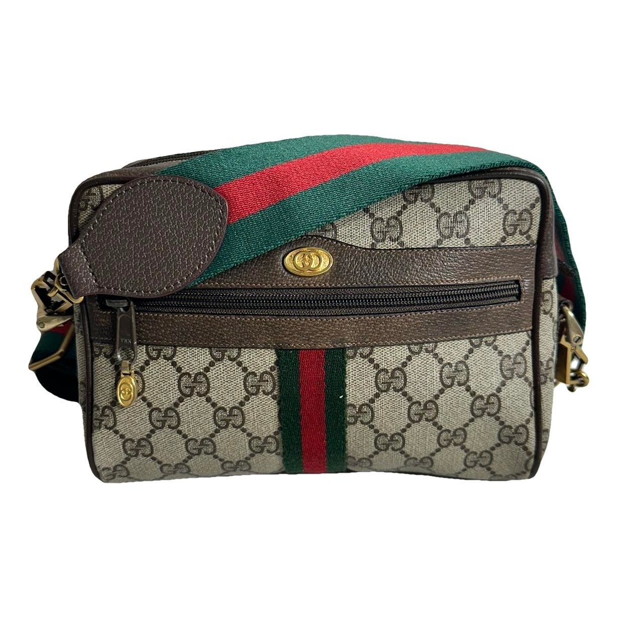 Ophidia vinyl crossbody bag