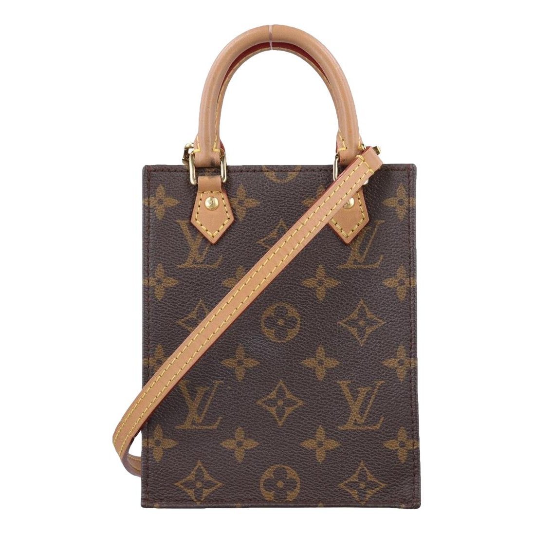 Plat leather tote