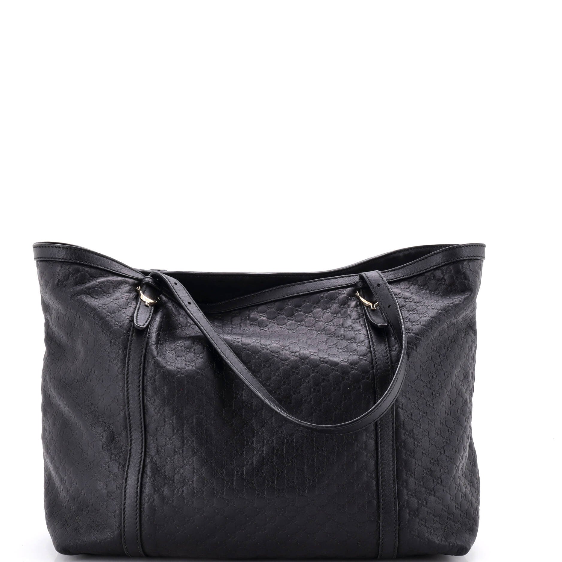 Nice Tote Microguccissima Leather Large