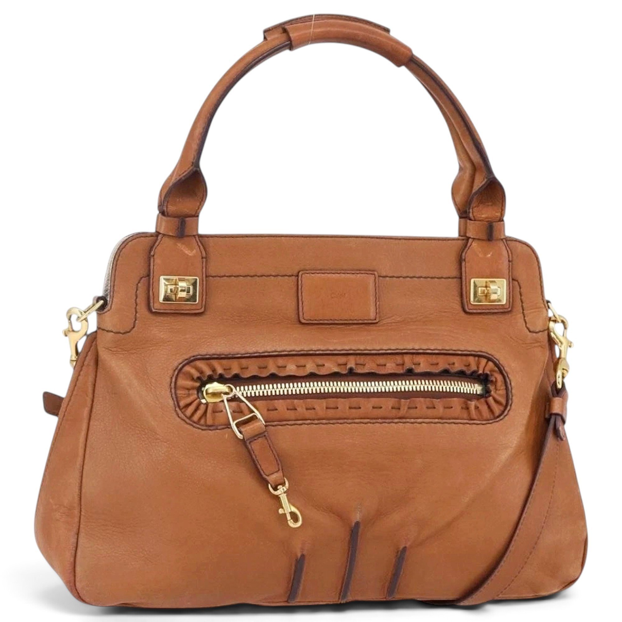 Leather handbag