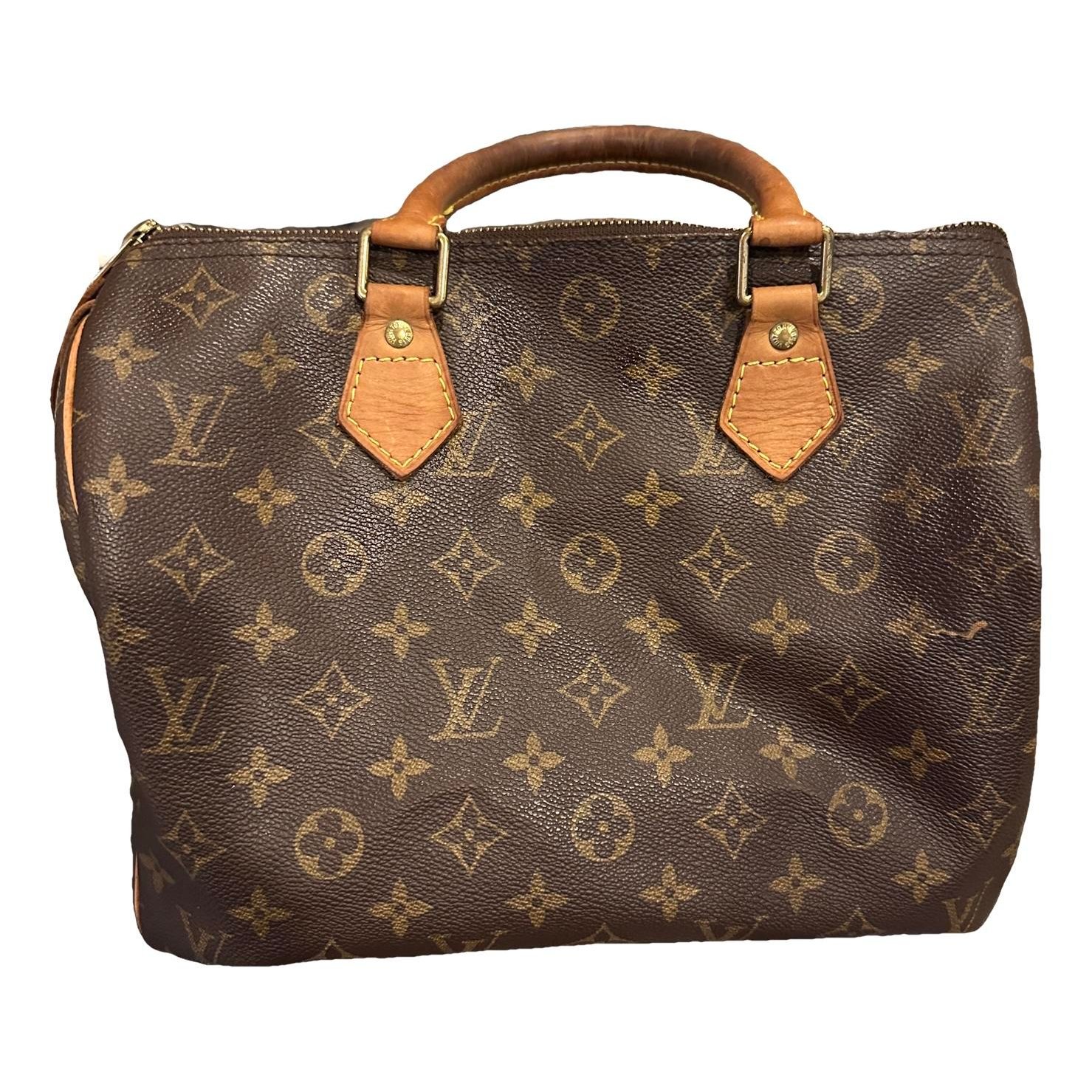 Speedy leather handbag
