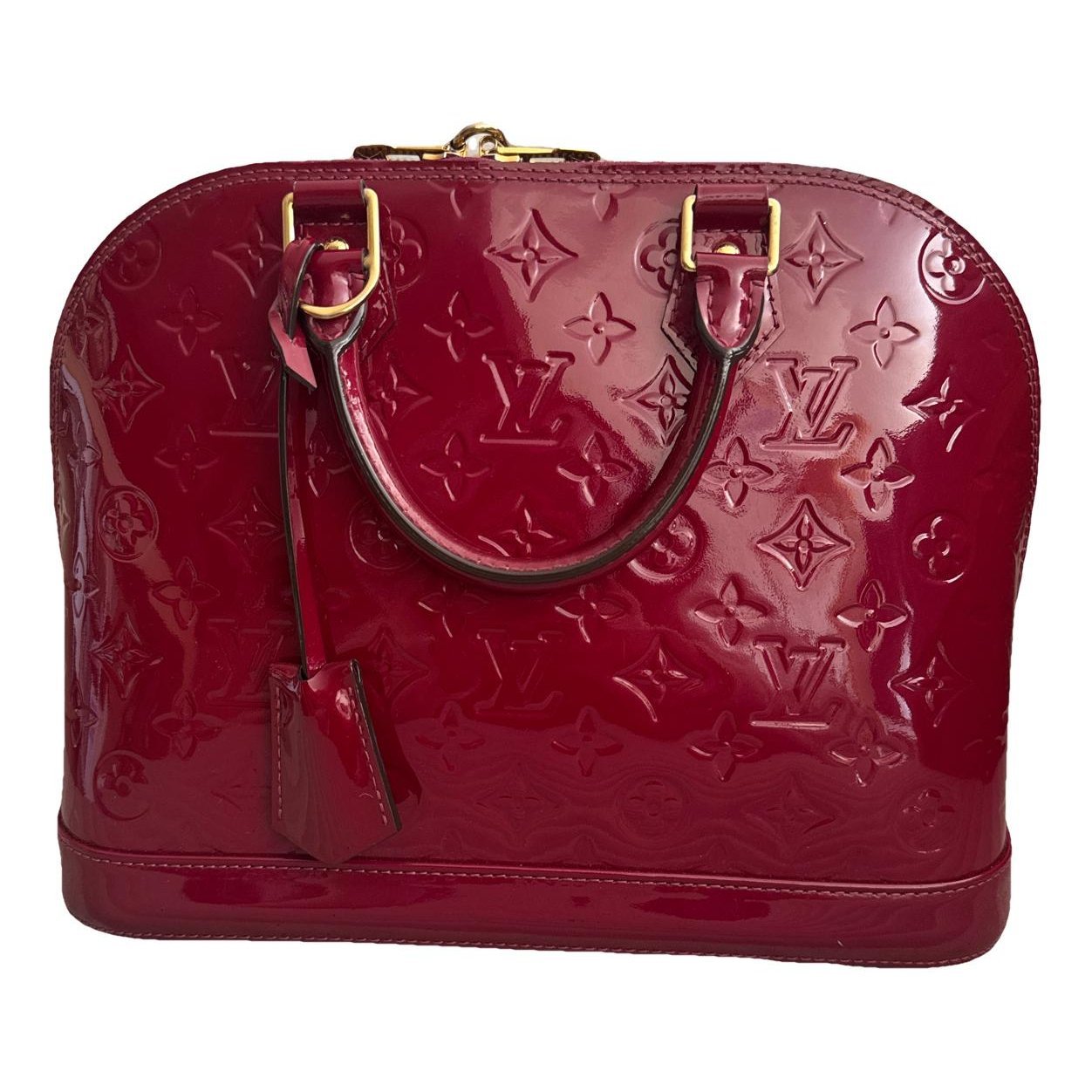 Alma patent leather handbag