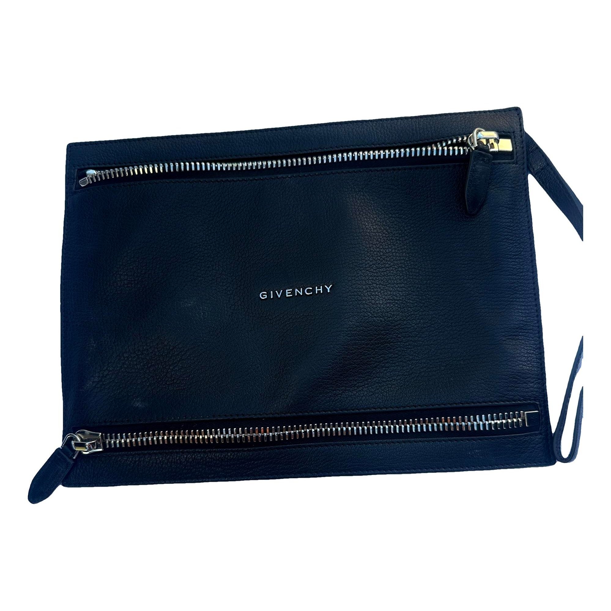 Antigona leather clutch bag