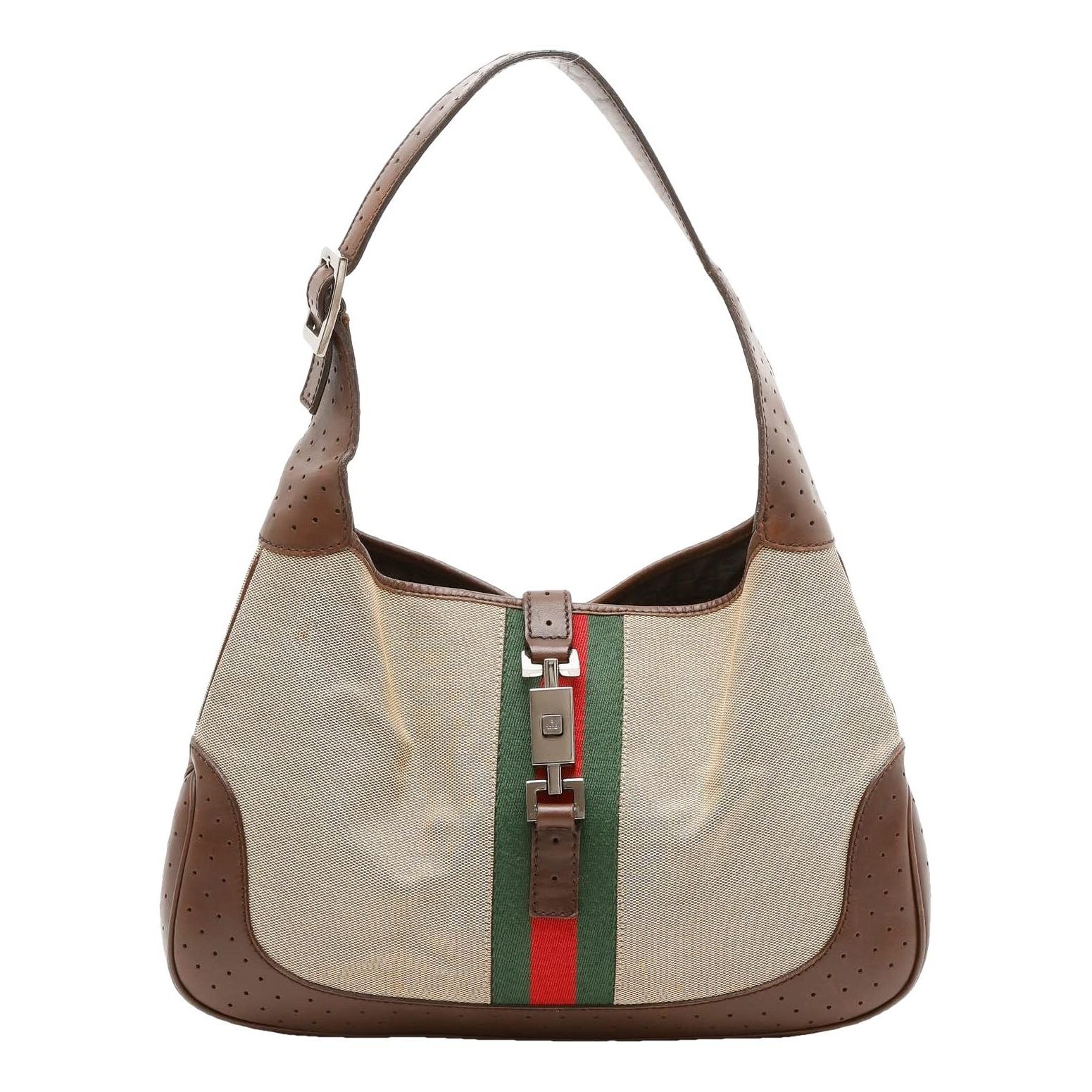 Lady Web leather handbag
