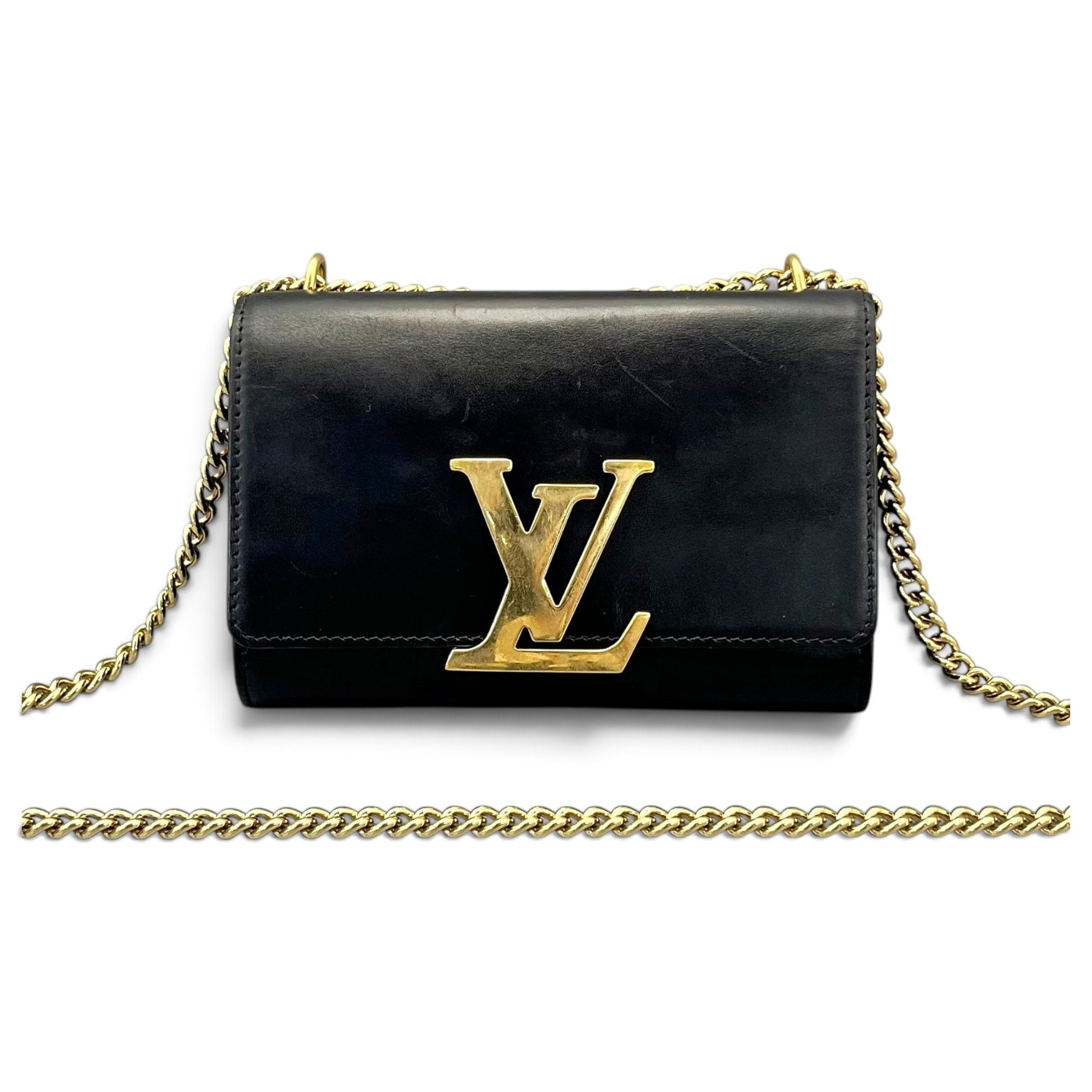 Twist leather handbag