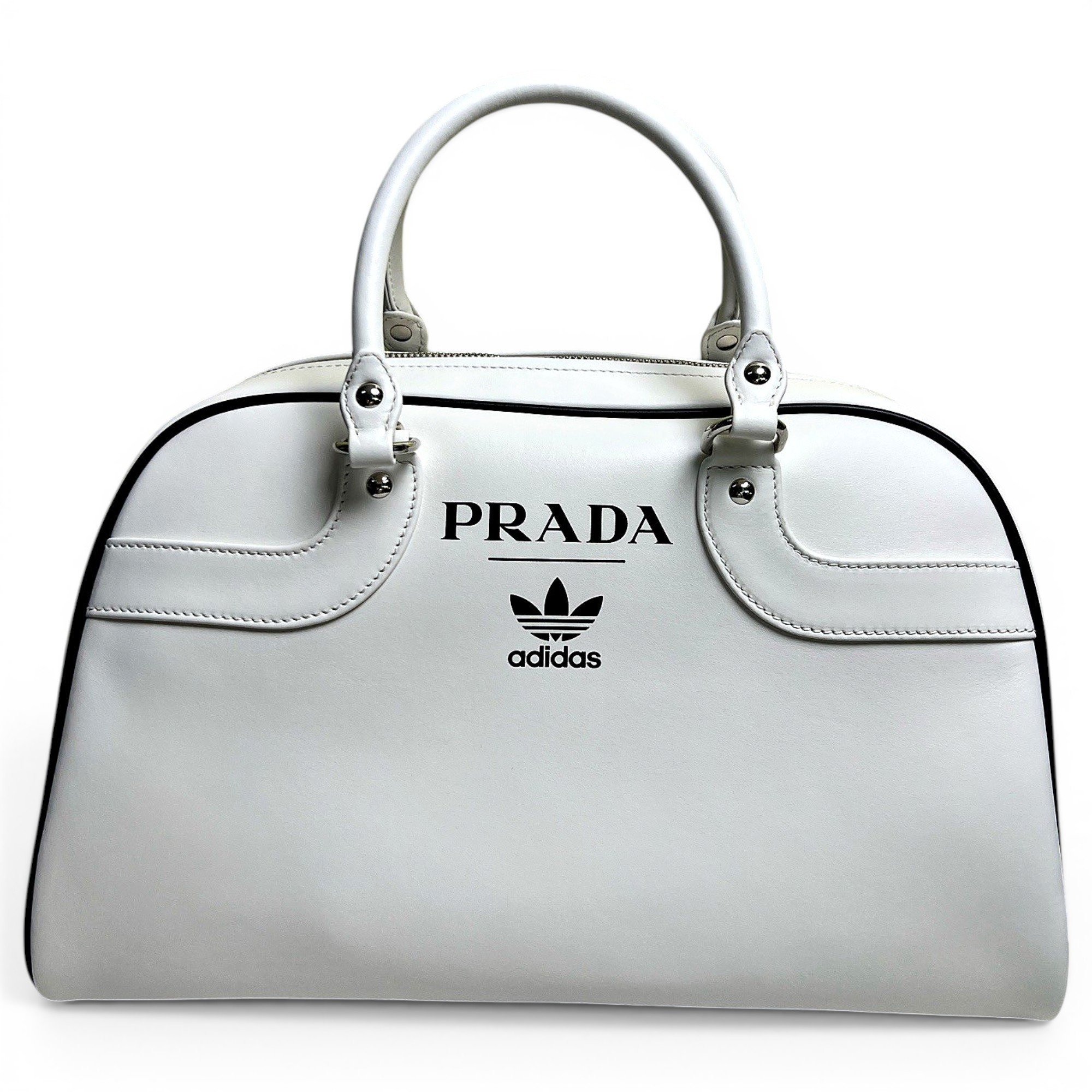 Bowling leather tote
