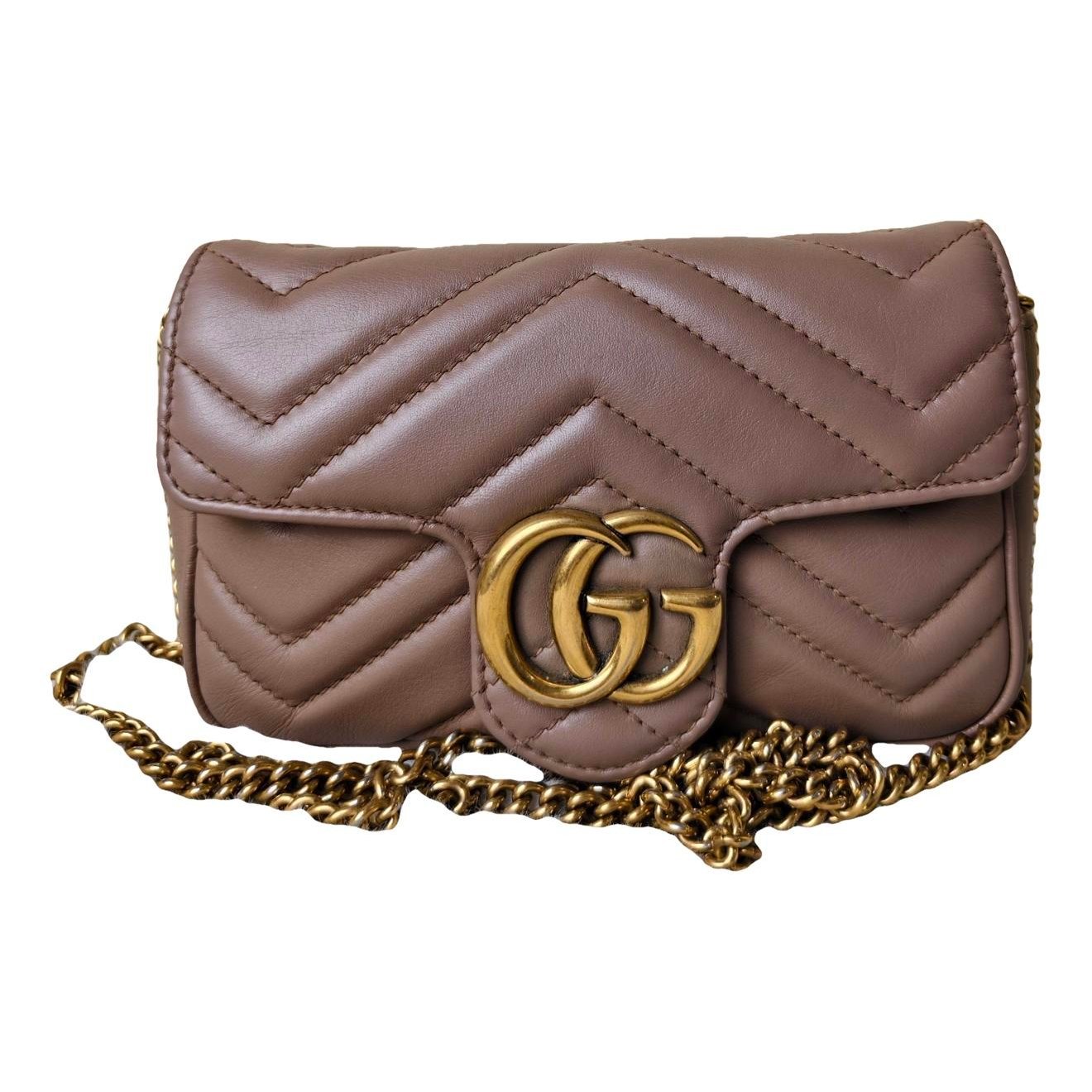 GG Marmont Flap leather crossbody bag
