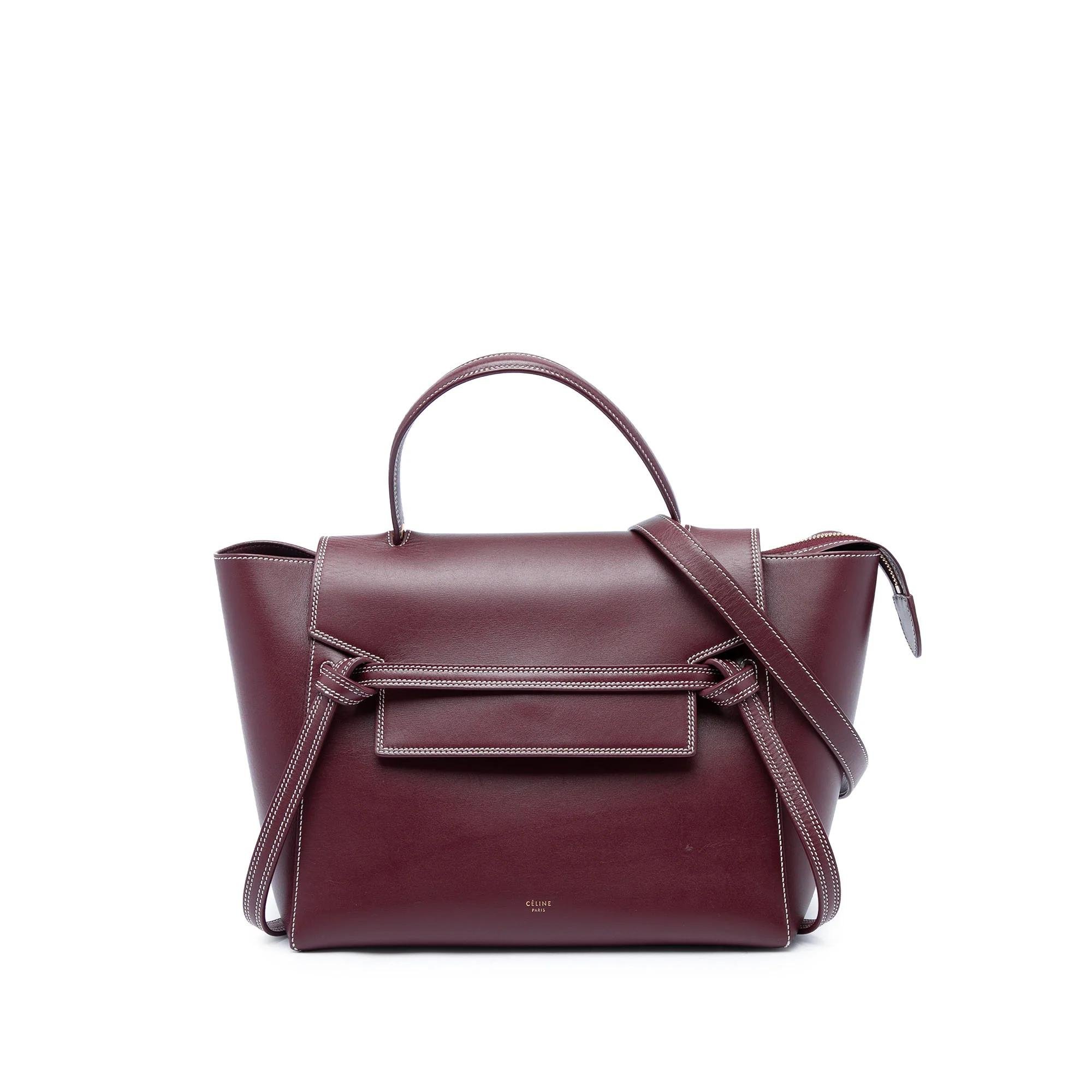 Belt pony-style calfskin handbag