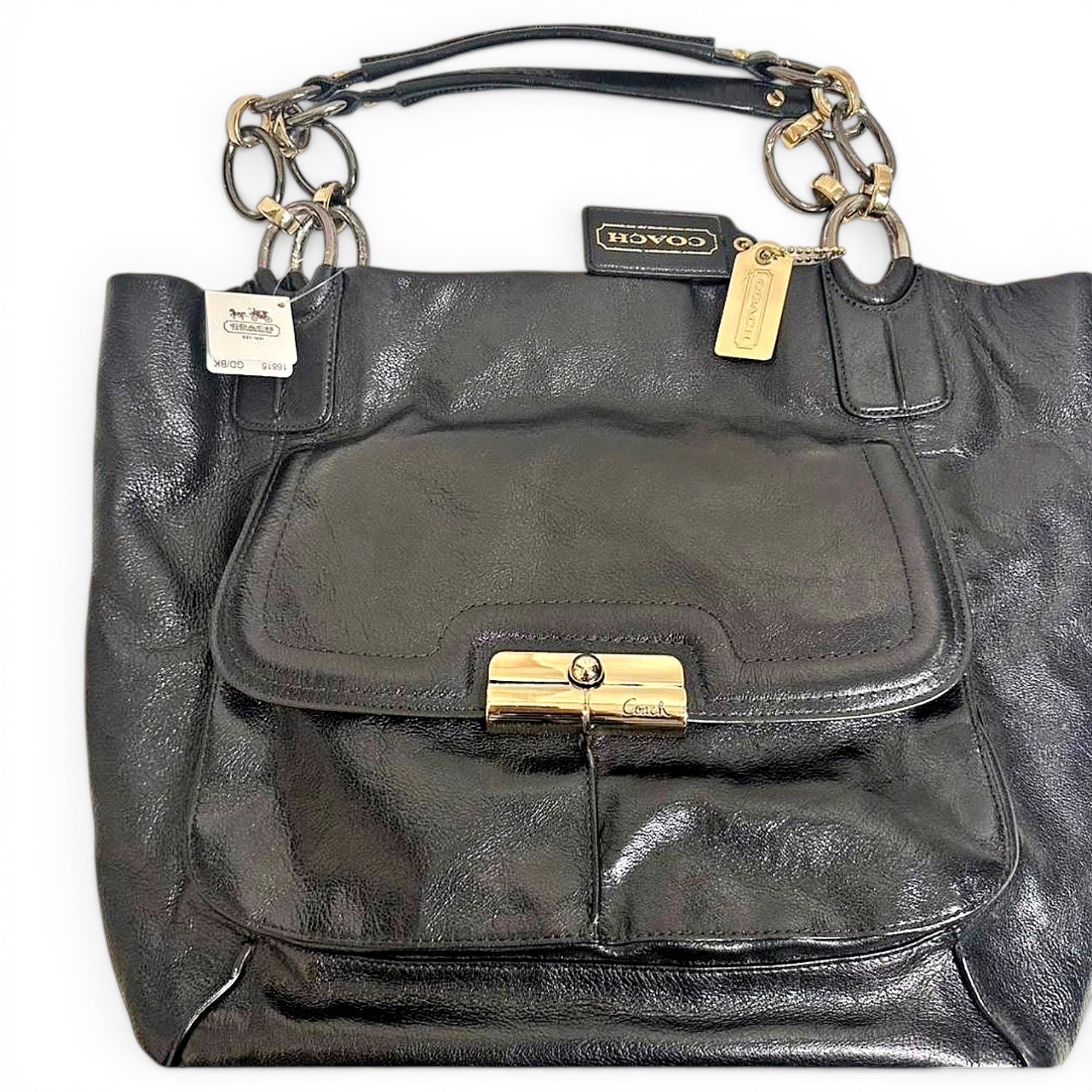 Leather satchel