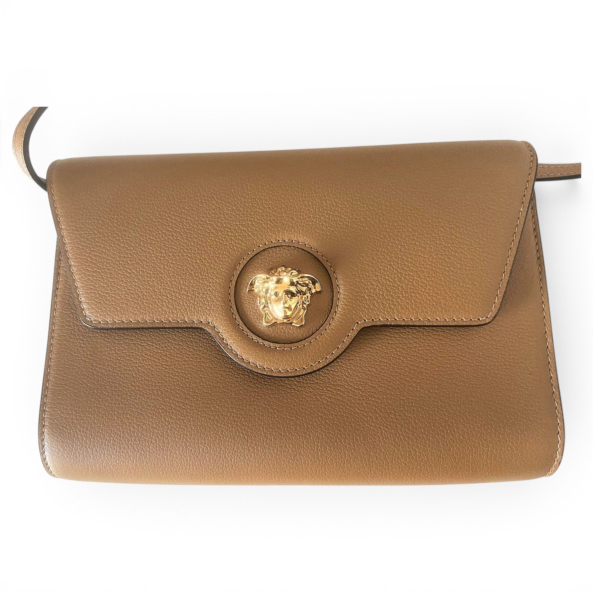 La Medusa leather handbag
