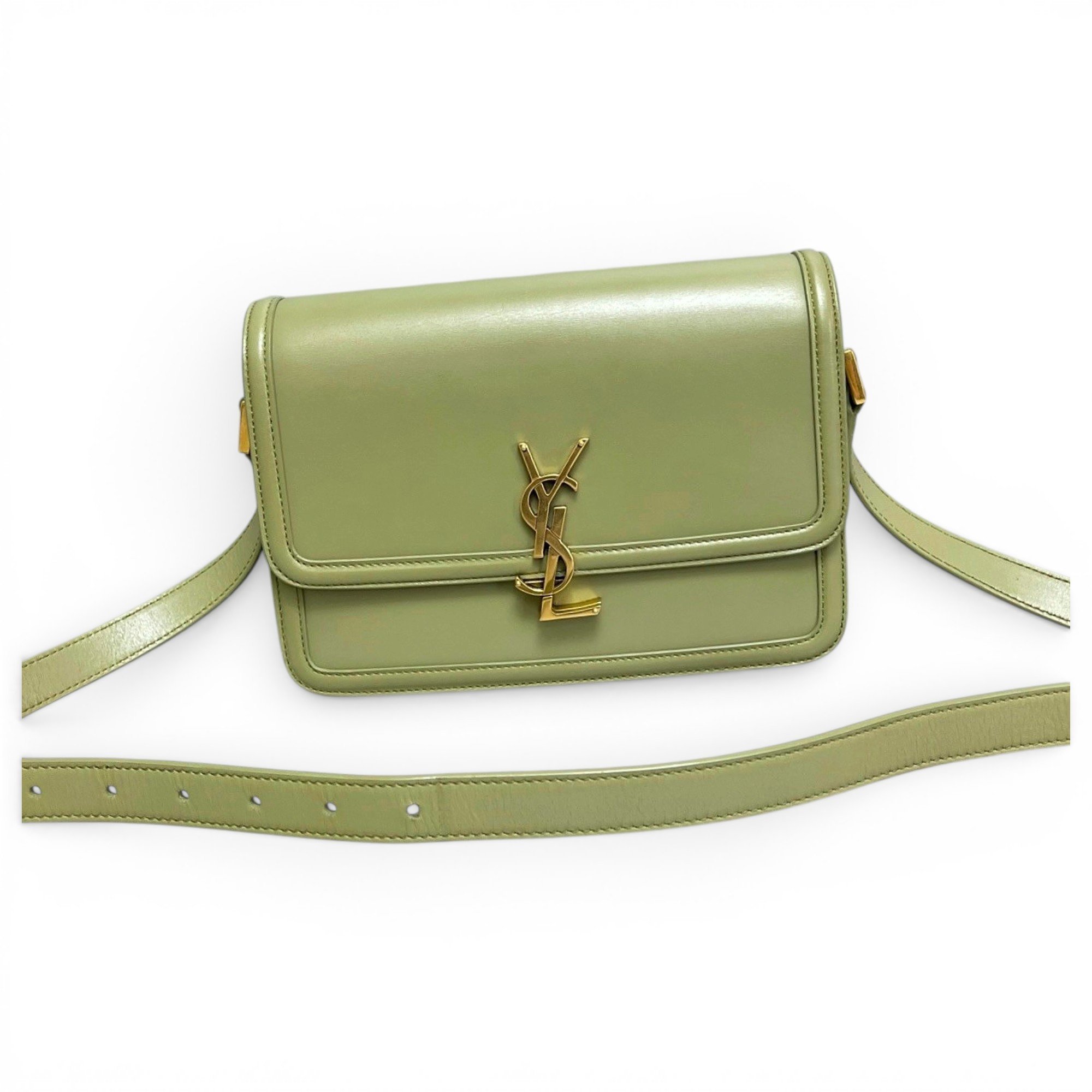 Solférino leather handbag