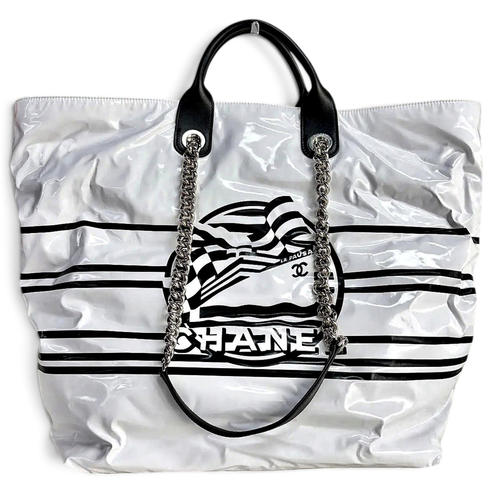 Vinyl handbag