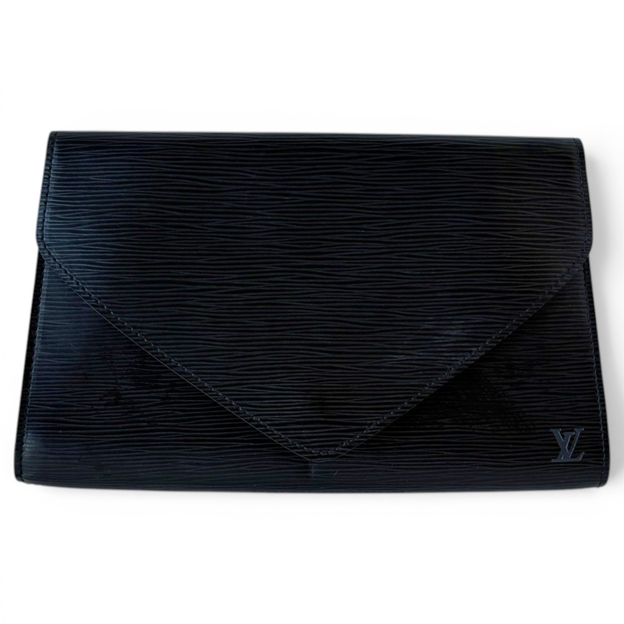 Sénateur leather clutch bag