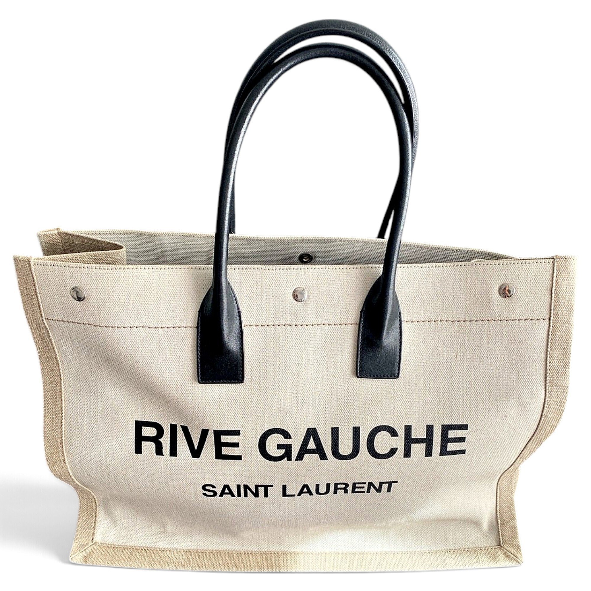 Rive Gauche linen tote