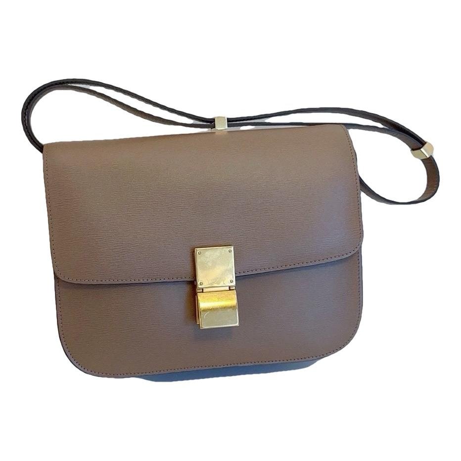 Classic leather handbag