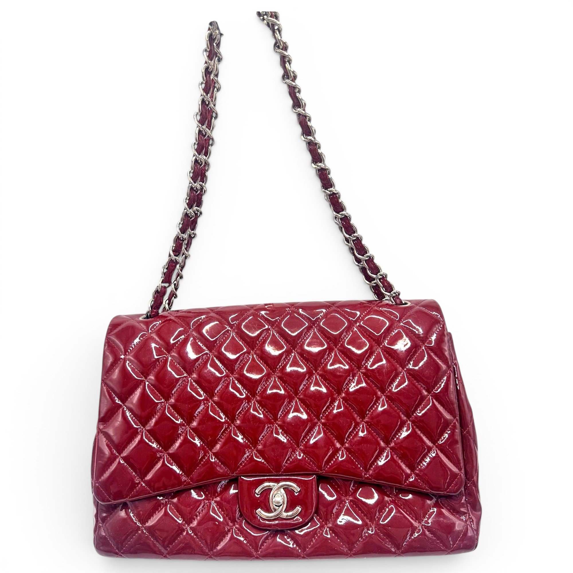 Timeless/Classique patent leather handbag