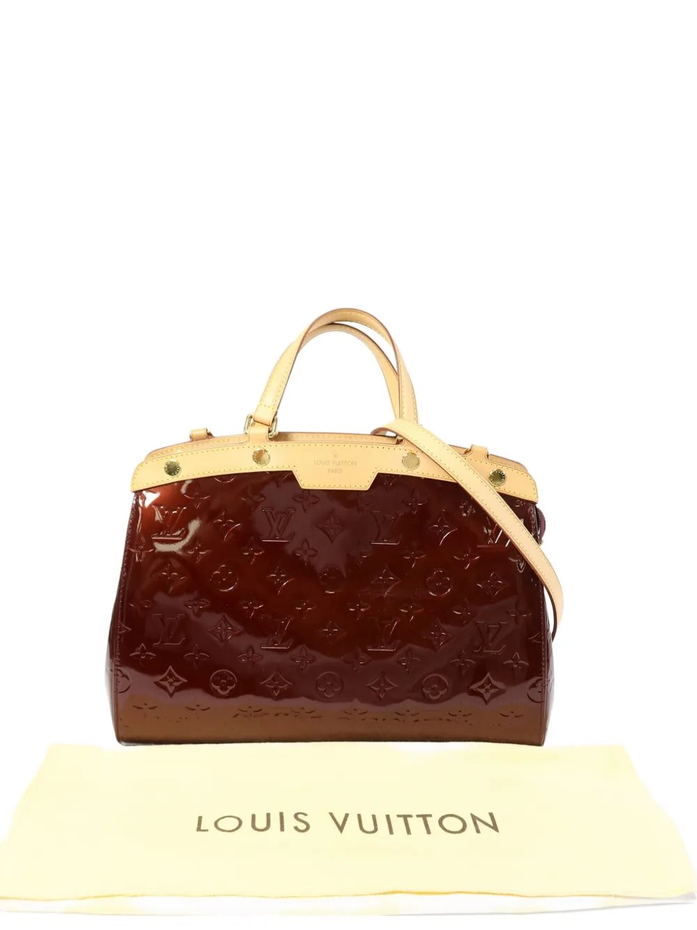 MM Brea Monogram Vernis tote bag