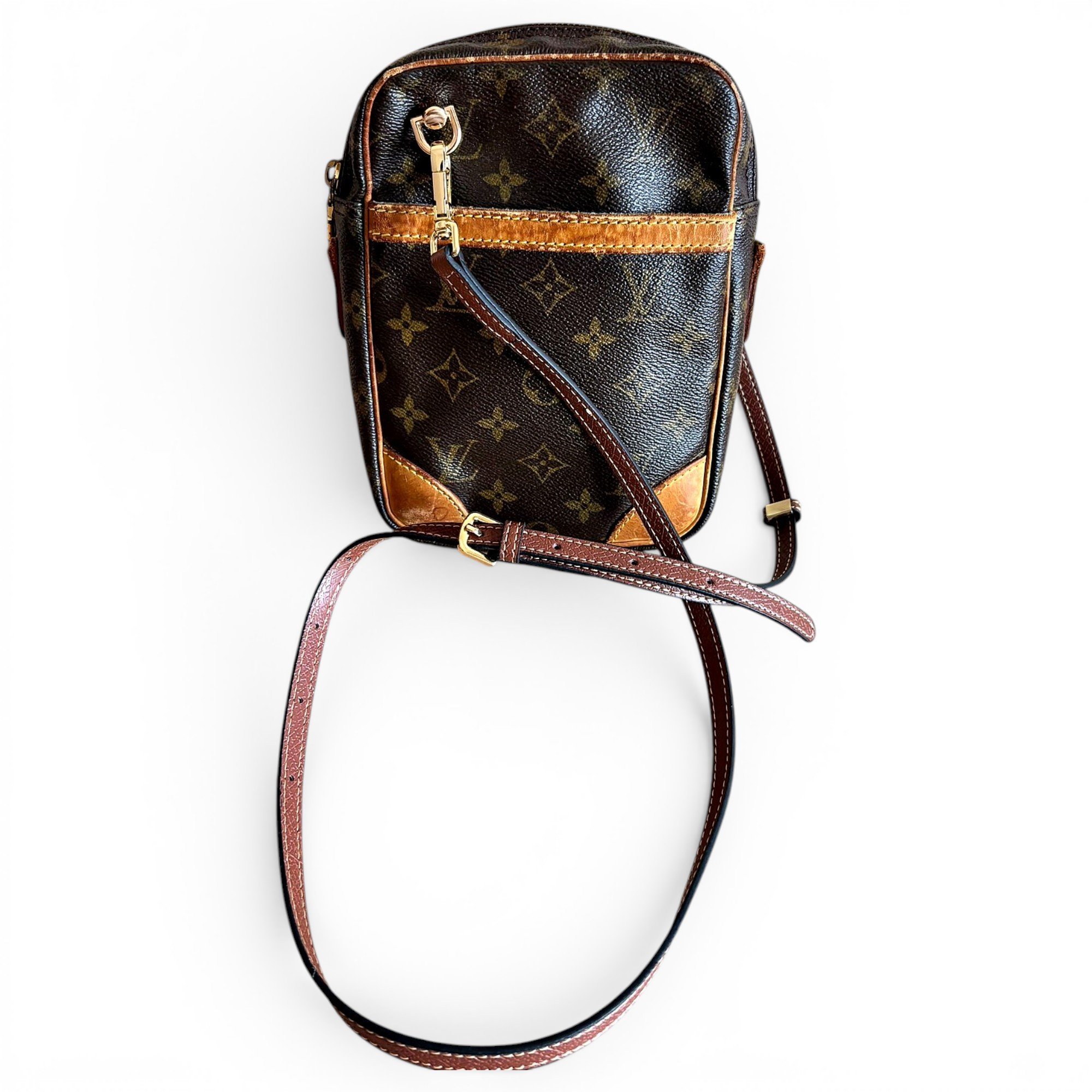 Danube leather crossbody bag