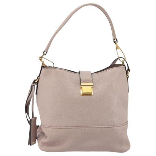 Madras leather handbag