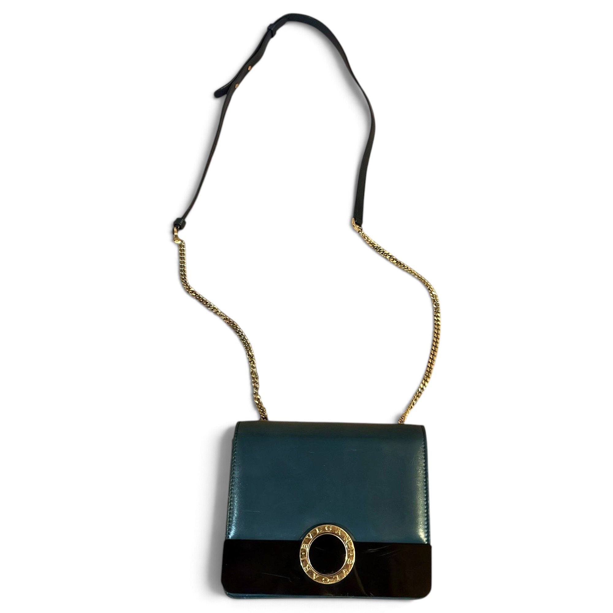 Bulgari leather handbag