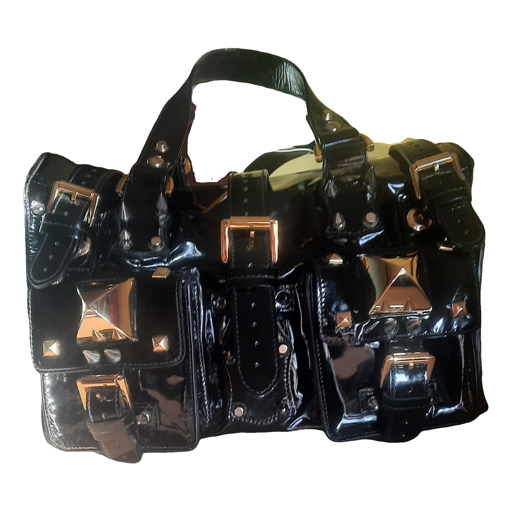 Roxanne patent leather handbag