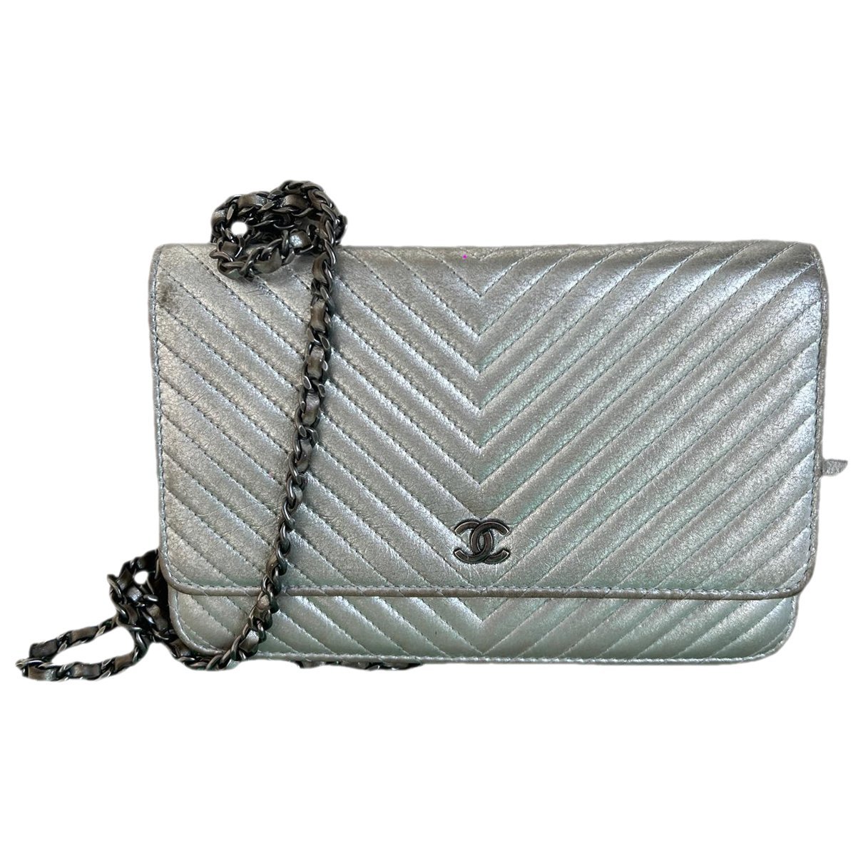 Wallet On Chain Timeless/Classique leather crossbody bag