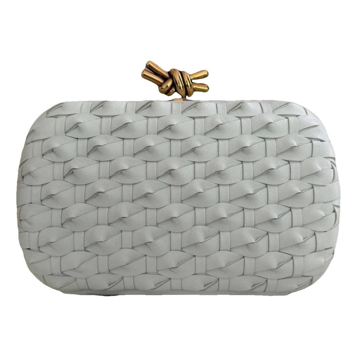 Leather clutch bag
