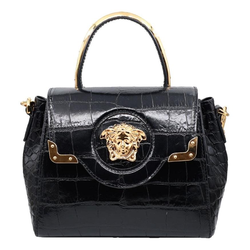 La Medusa leather handbag