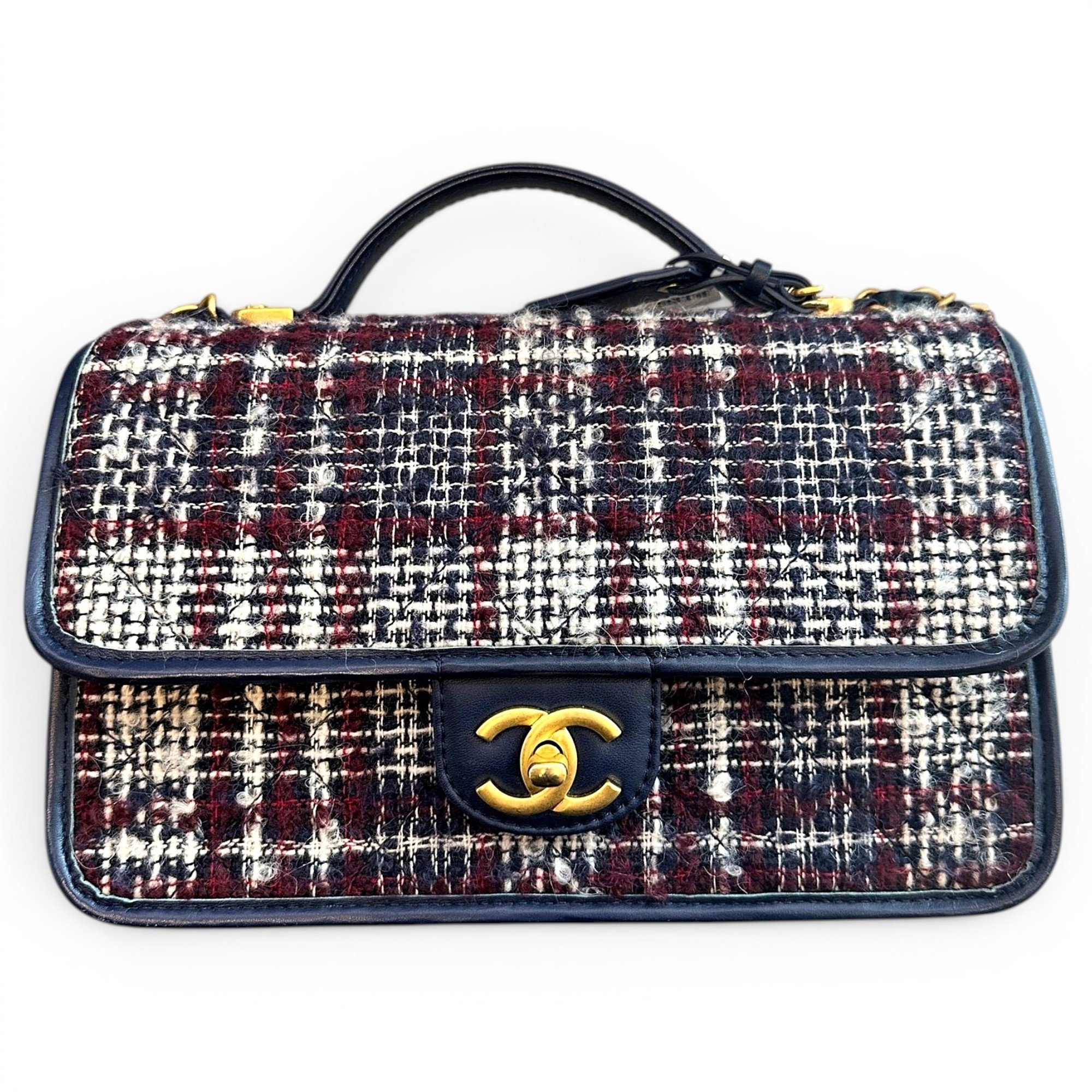 Timeless Classique Top Handle tweed handbag