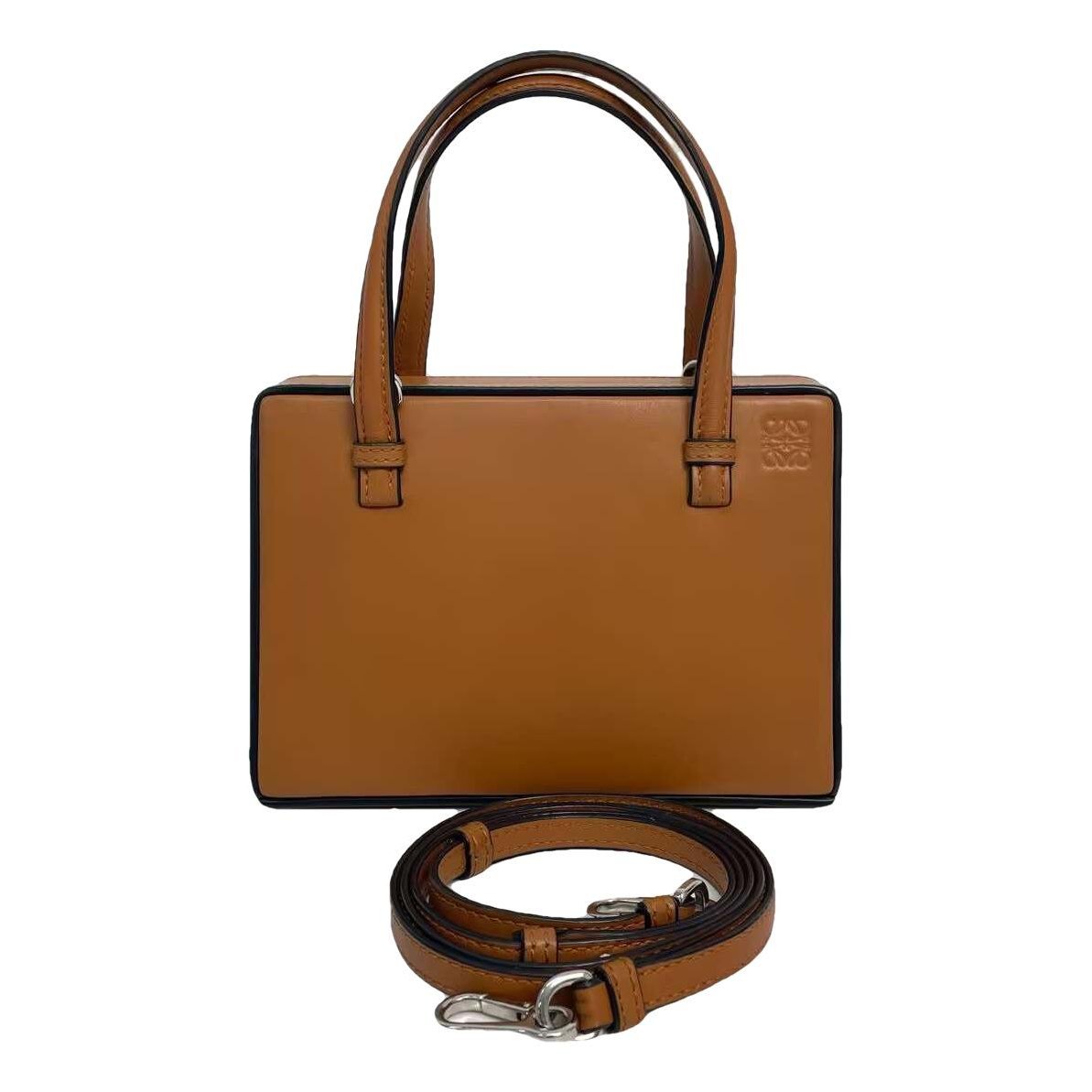 Postal leather handbag